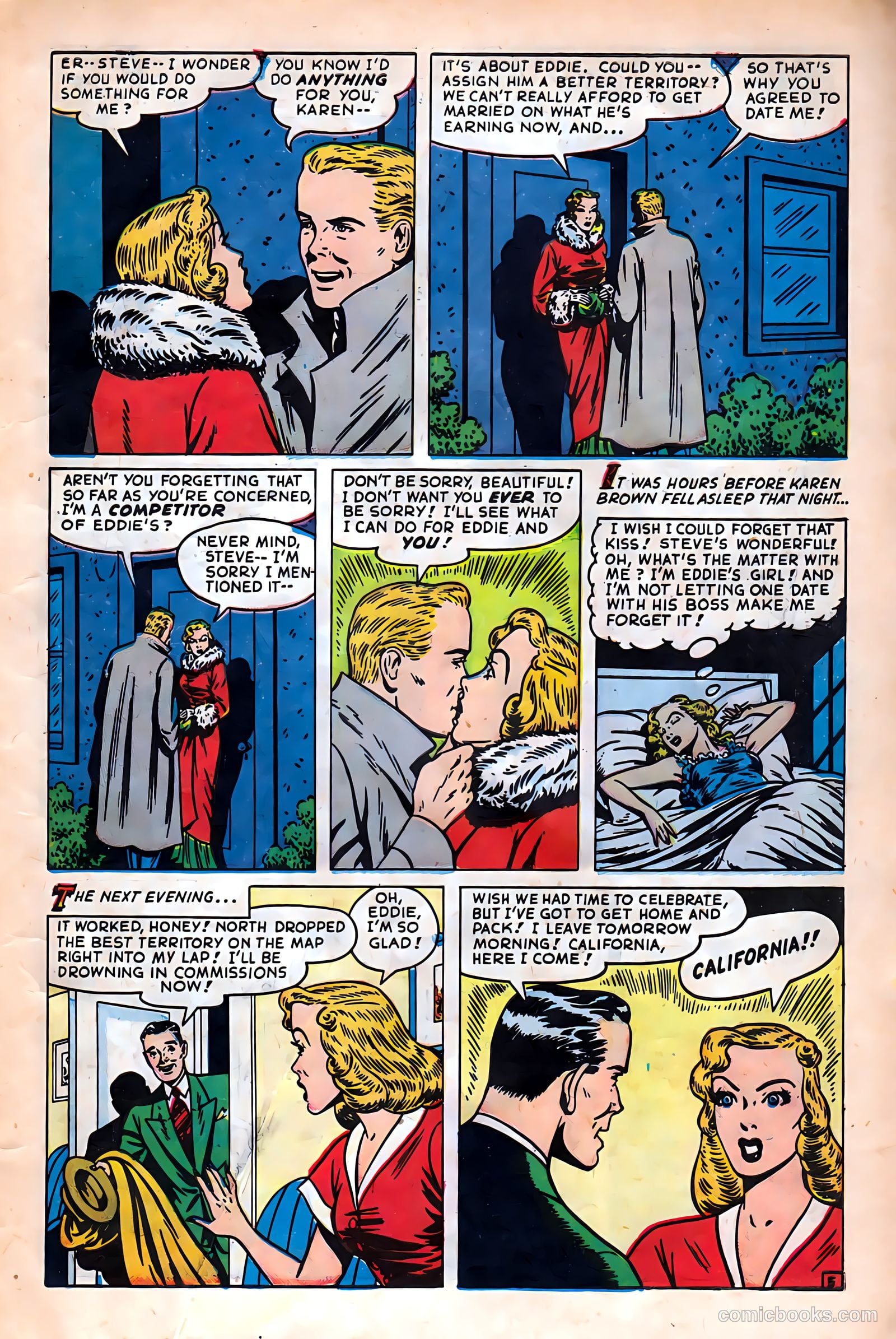 Glamorous Romances #42 (1949) — page 7 of 36
