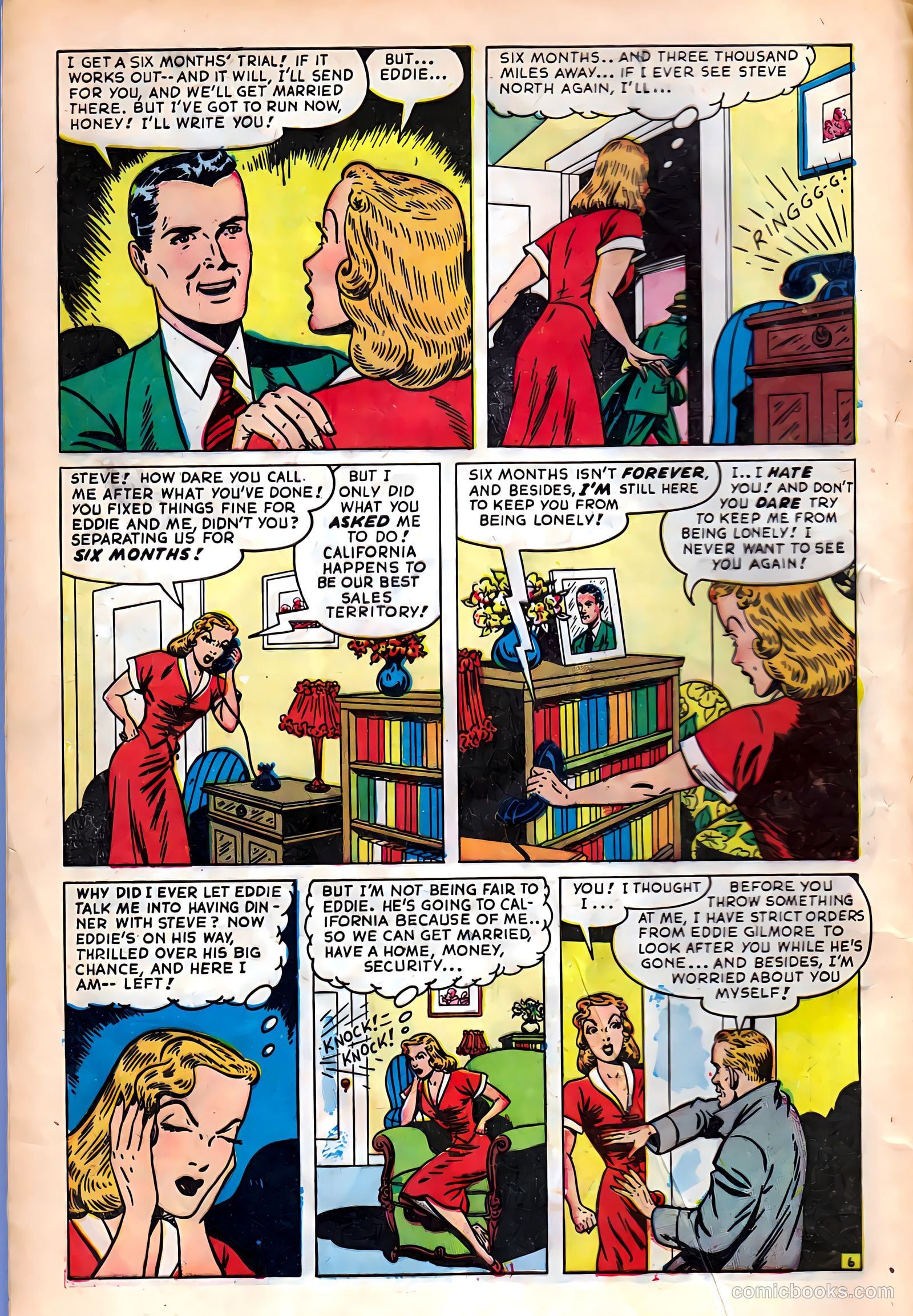 Glamorous Romances #42 (1949) — page 8 of 36