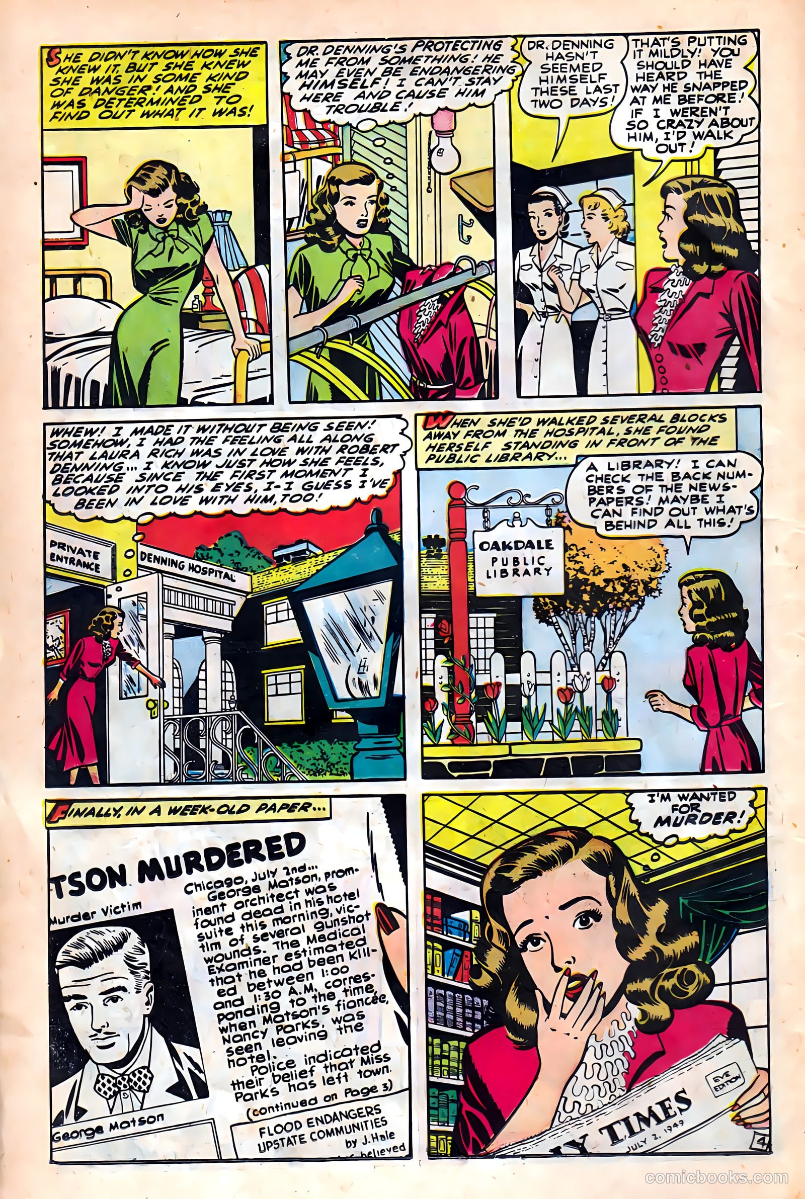 Glamorous Romances #42 (1949) — page 14 of 36