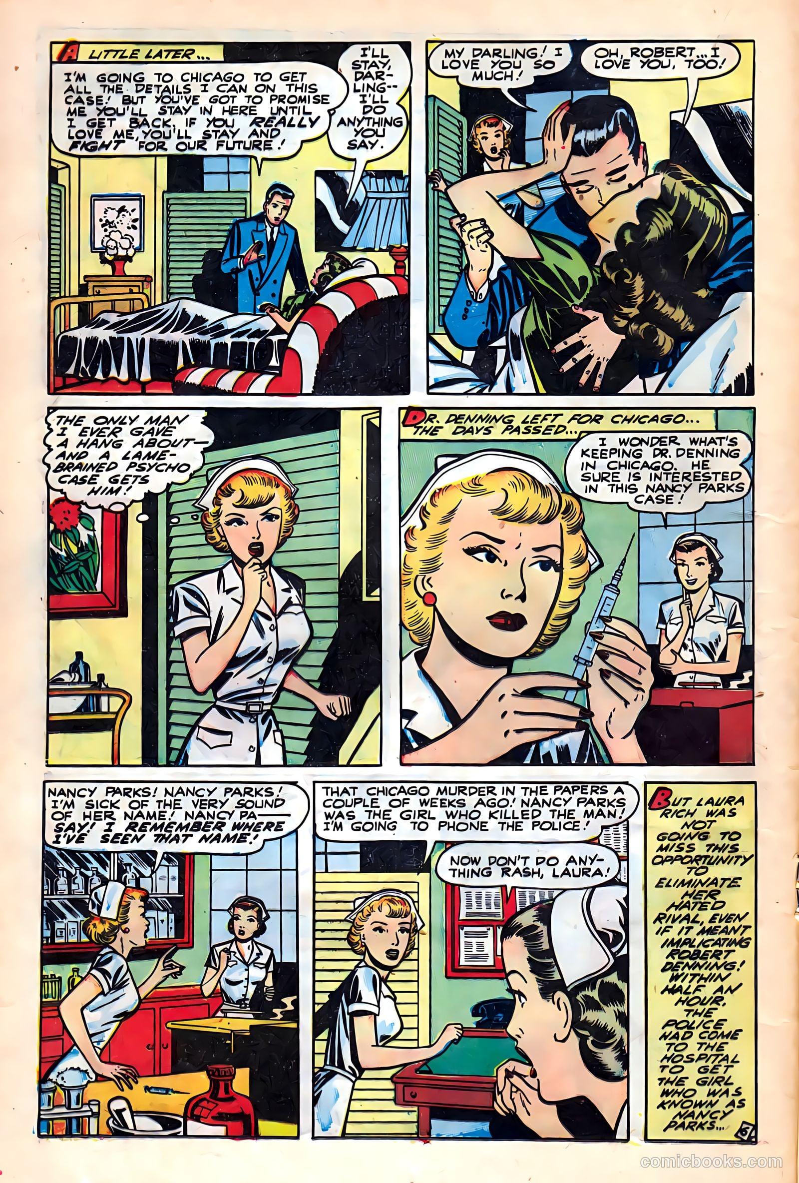 Glamorous Romances #42 (1949) — page 16 of 36