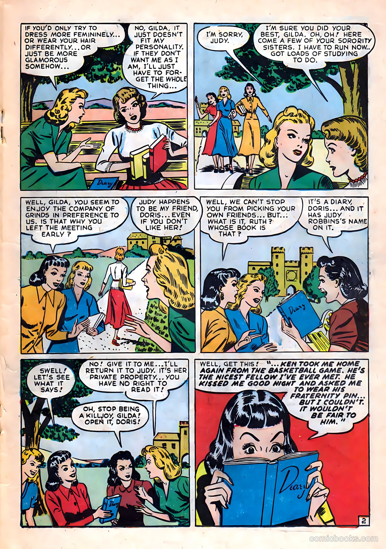 Glamorous Romances #42 (1949) — page 19 of 36