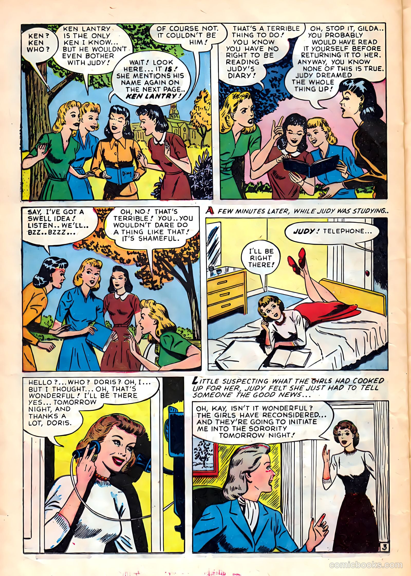 Glamorous Romances #42 (1949) — page 20 of 36