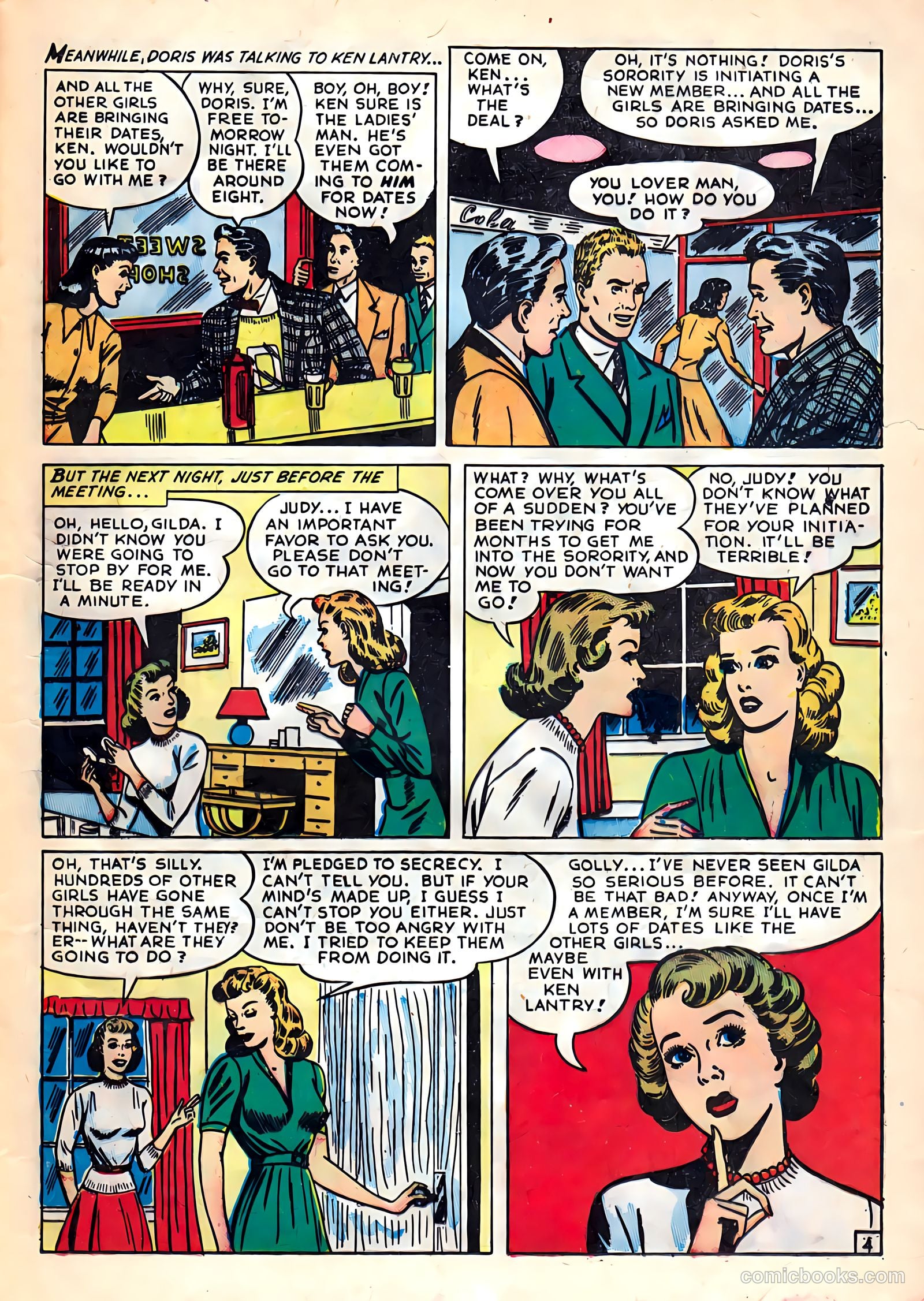 Glamorous Romances #42 (1949) — page 21 of 36