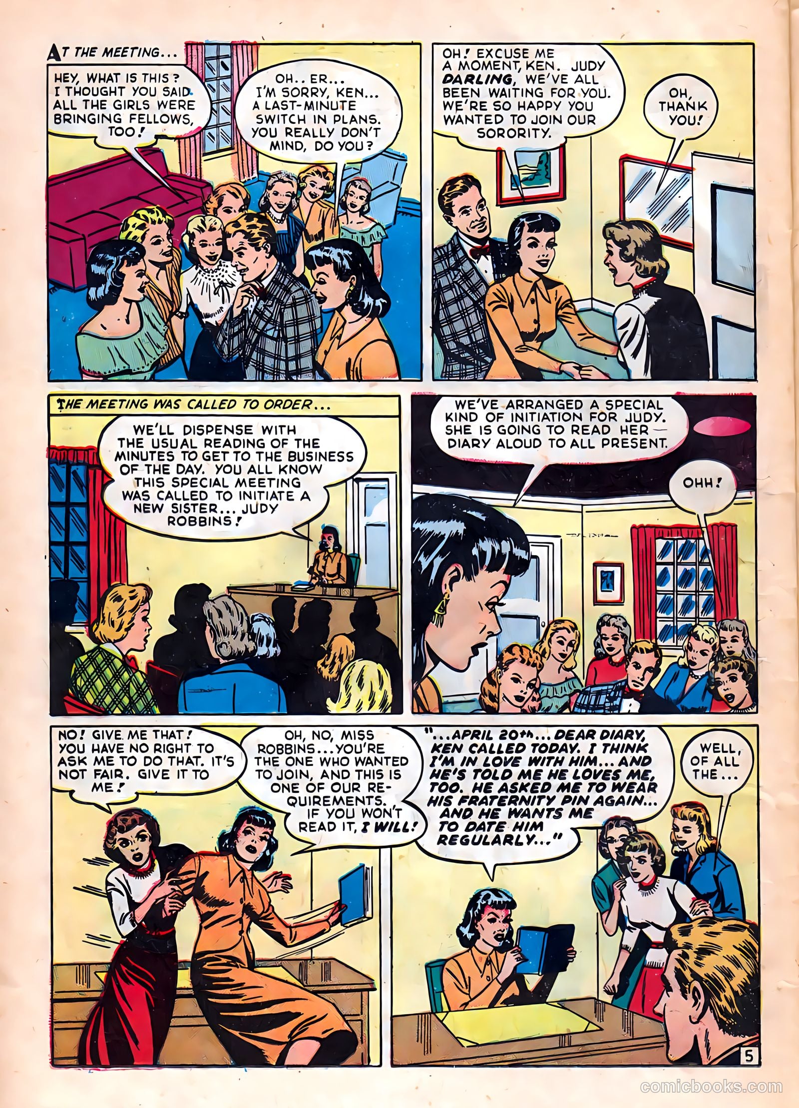 Glamorous Romances #42 (1949) — page 22 of 36