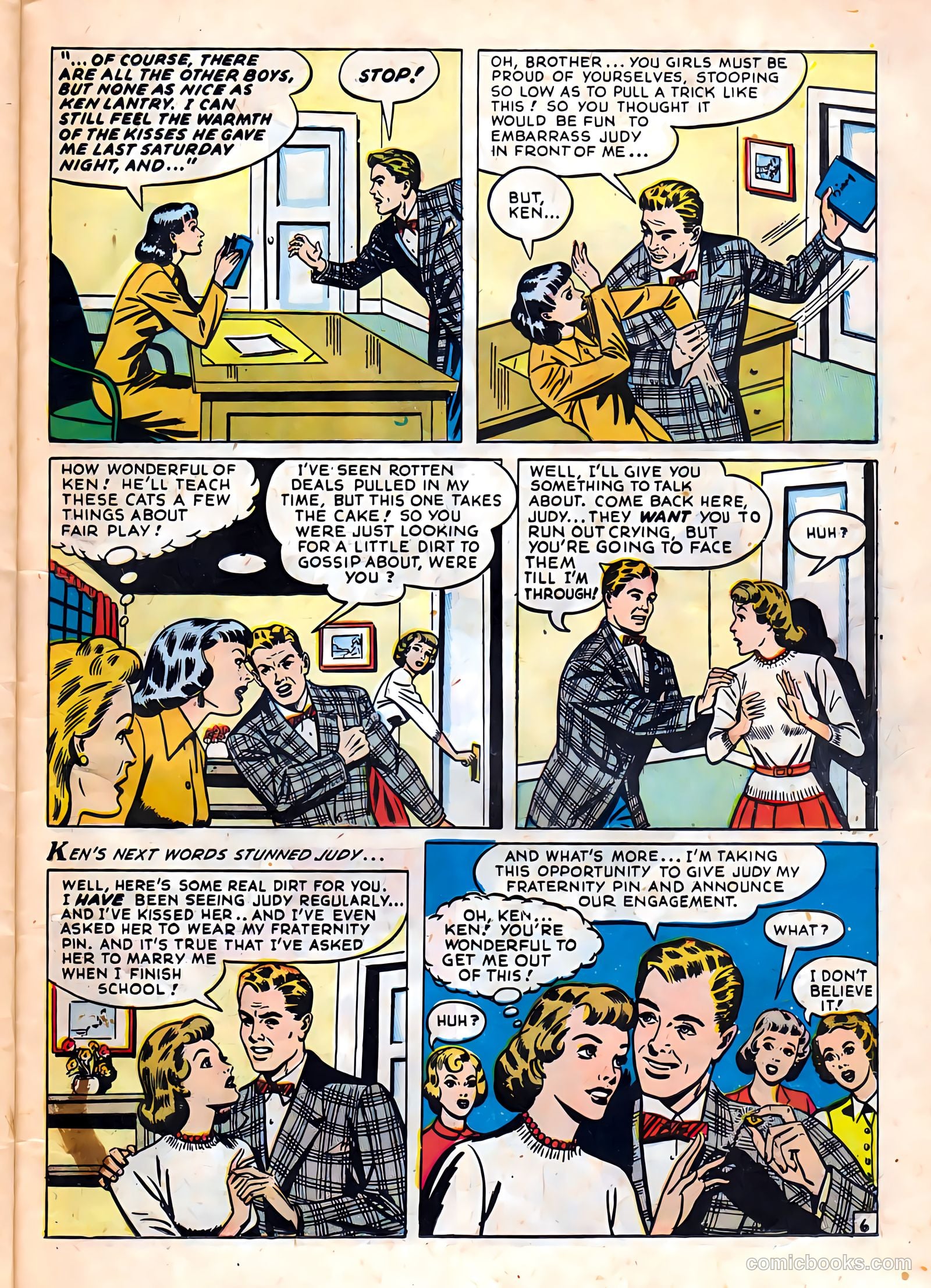 Glamorous Romances #42 (1949) — page 23 of 36