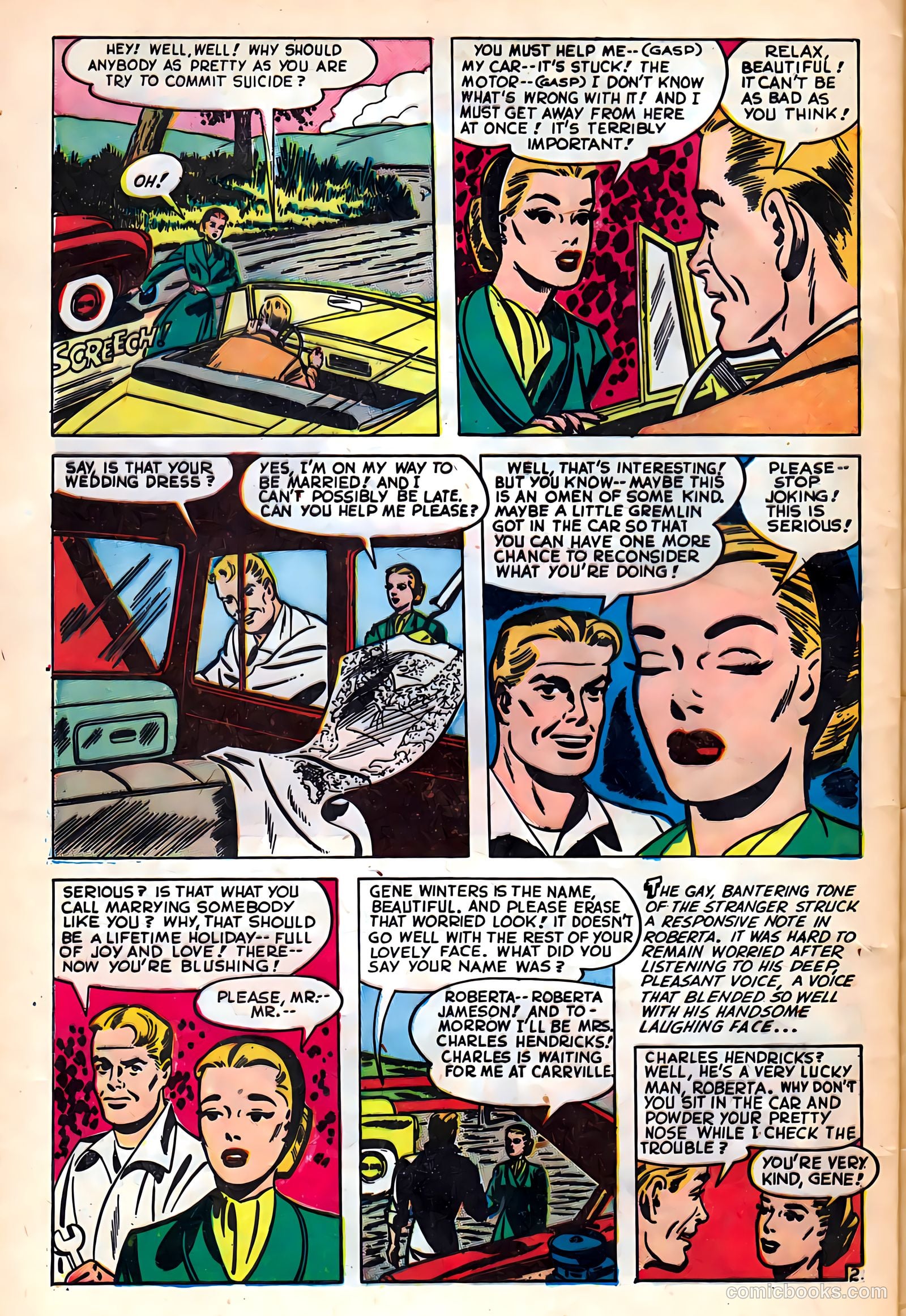 Glamorous Romances #42 (1949) — page 28 of 36