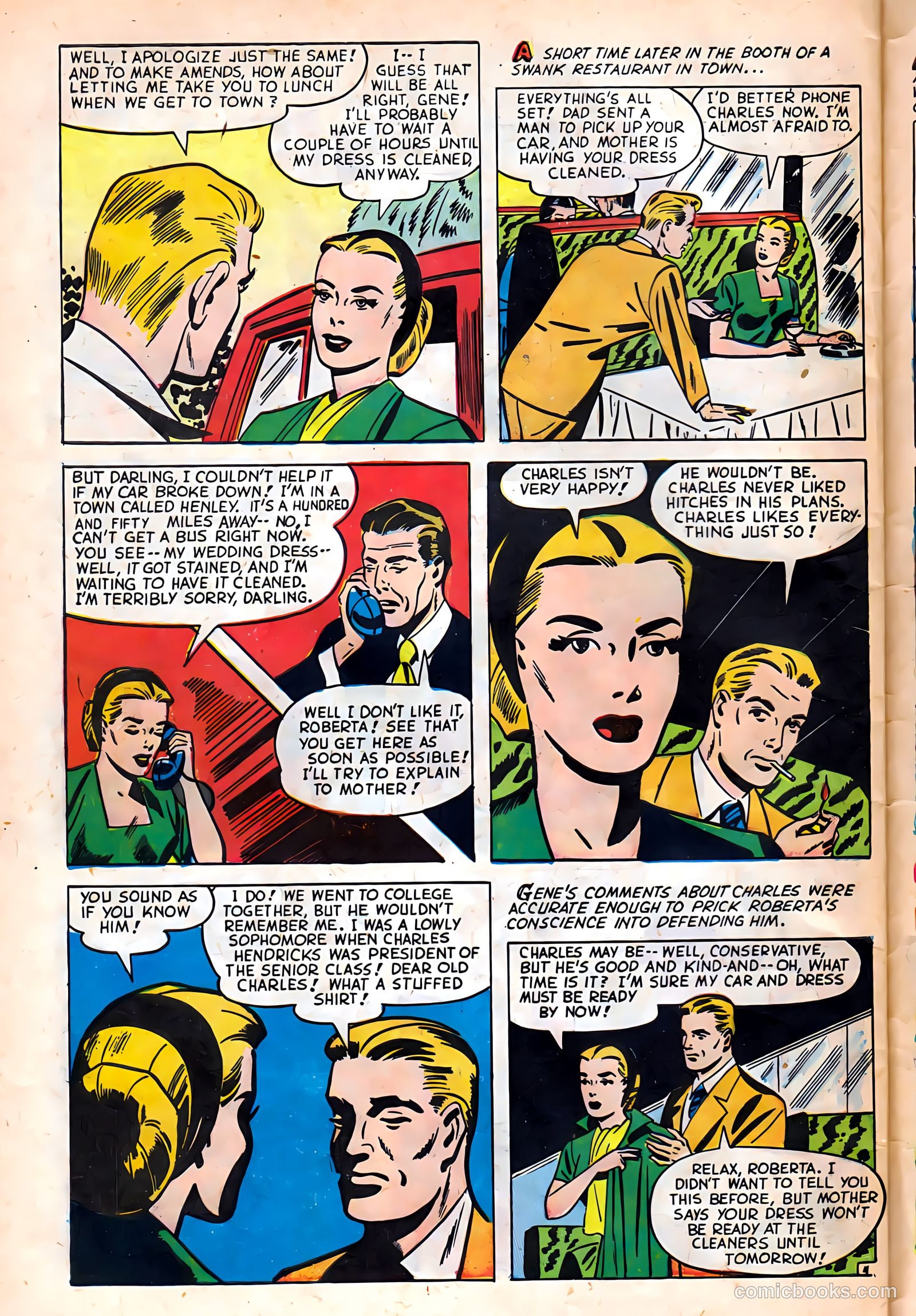 Glamorous Romances #42 (1949) — page 30 of 36