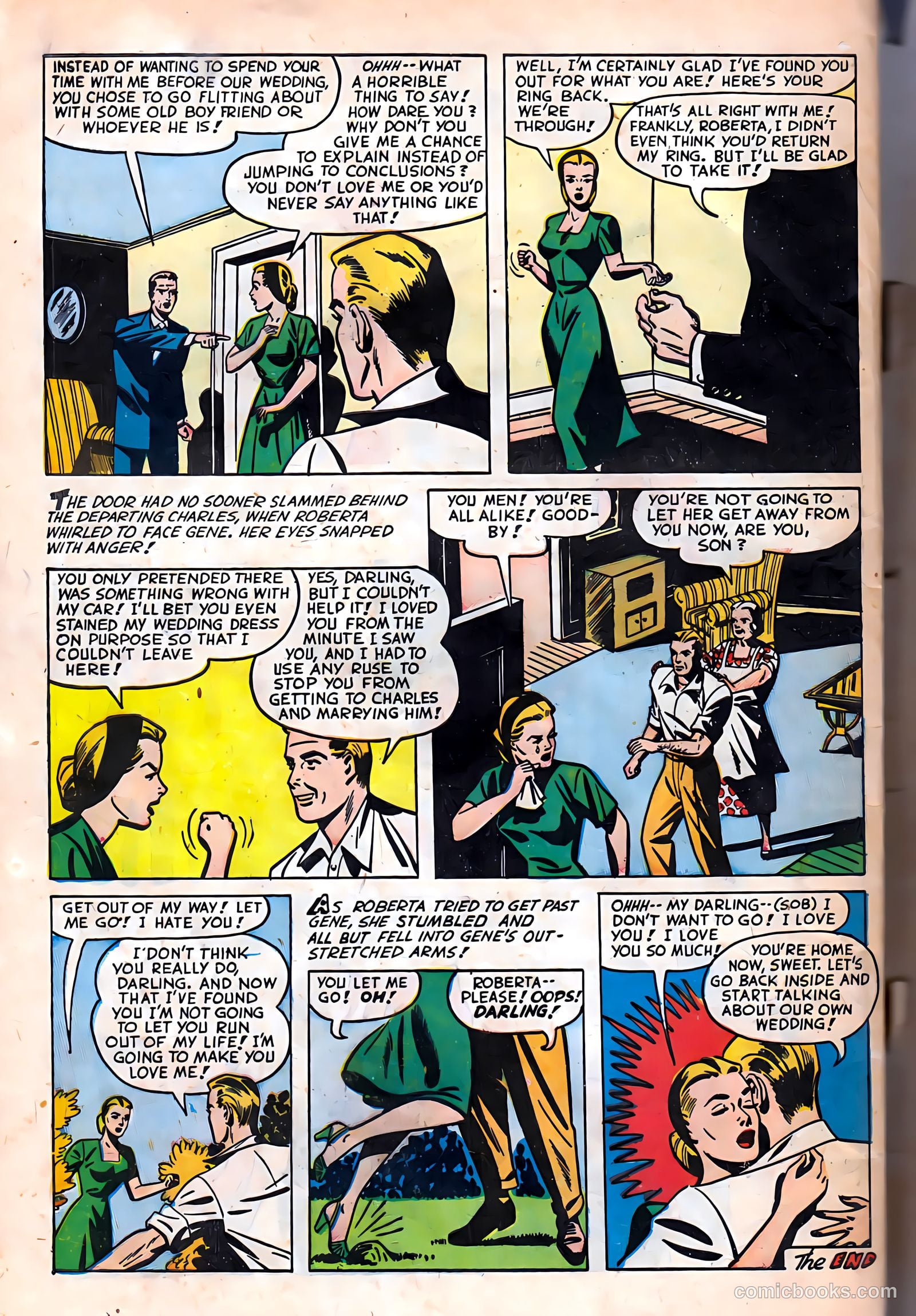 Glamorous Romances #42 (1949) — page 34 of 36
