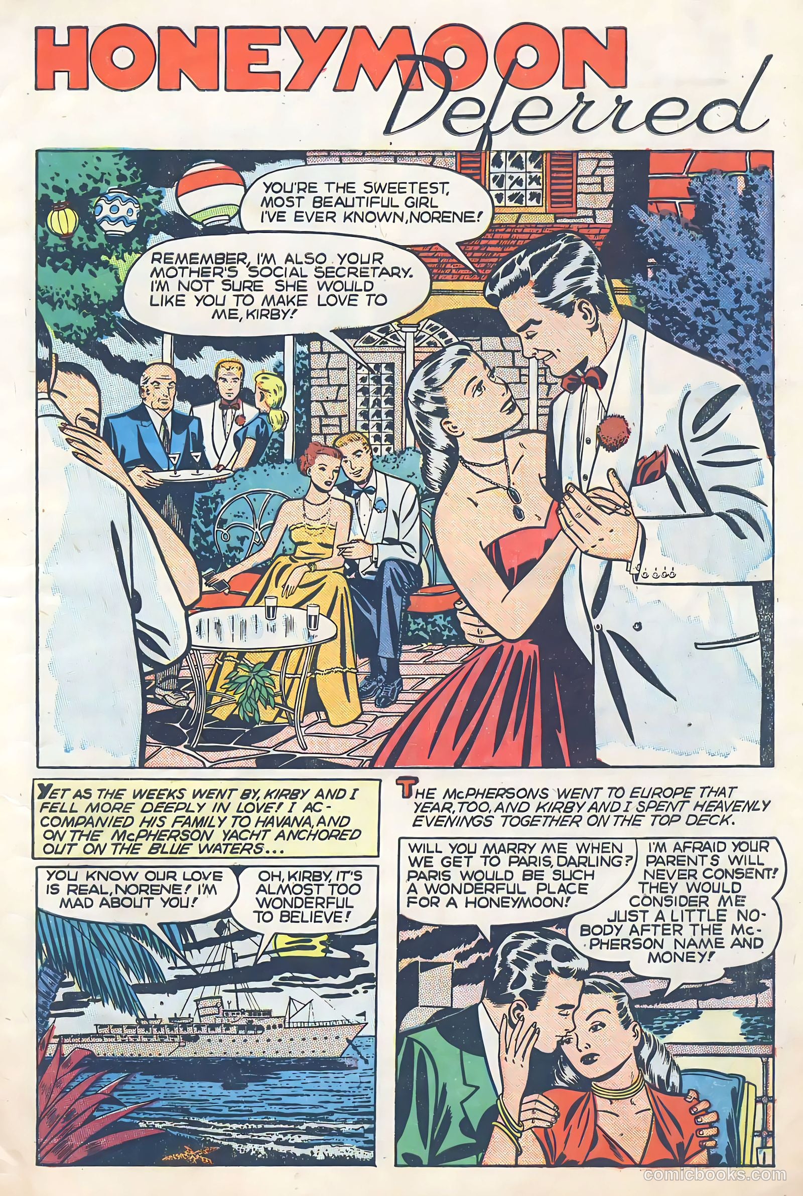 Glamorous Romances #43 (1949) — page 3 of 36