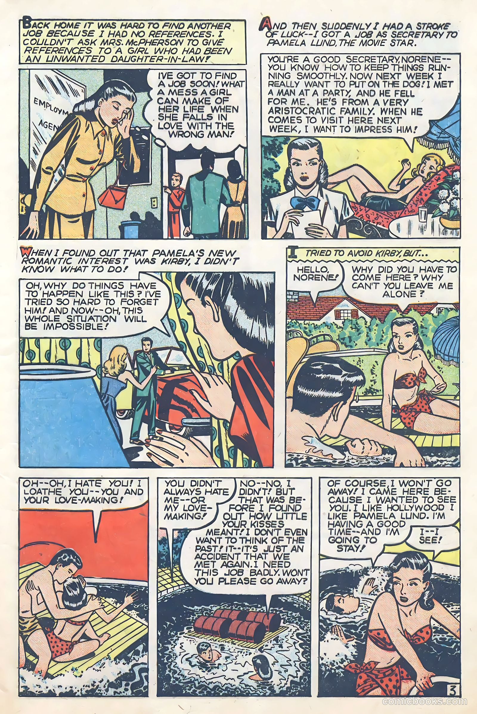 Glamorous Romances #43 (1949) — page 5 of 36