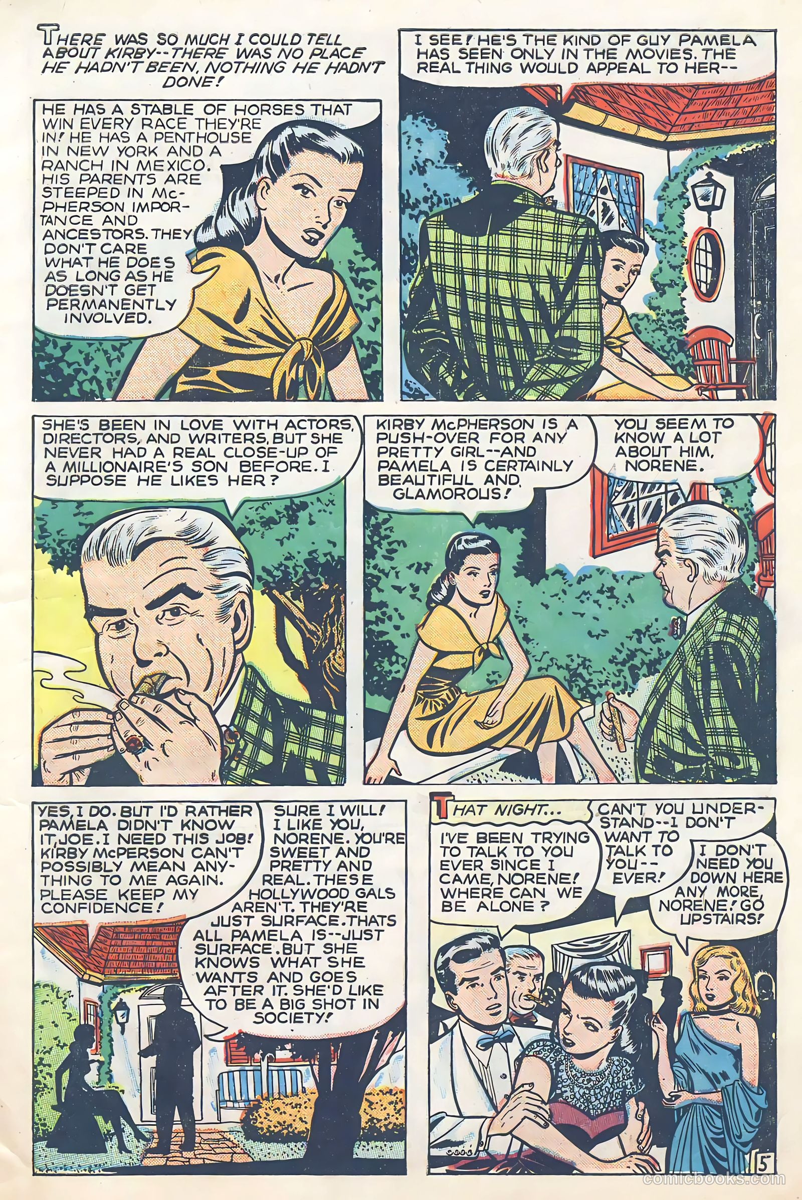Glamorous Romances #43 (1949) — page 7 of 36