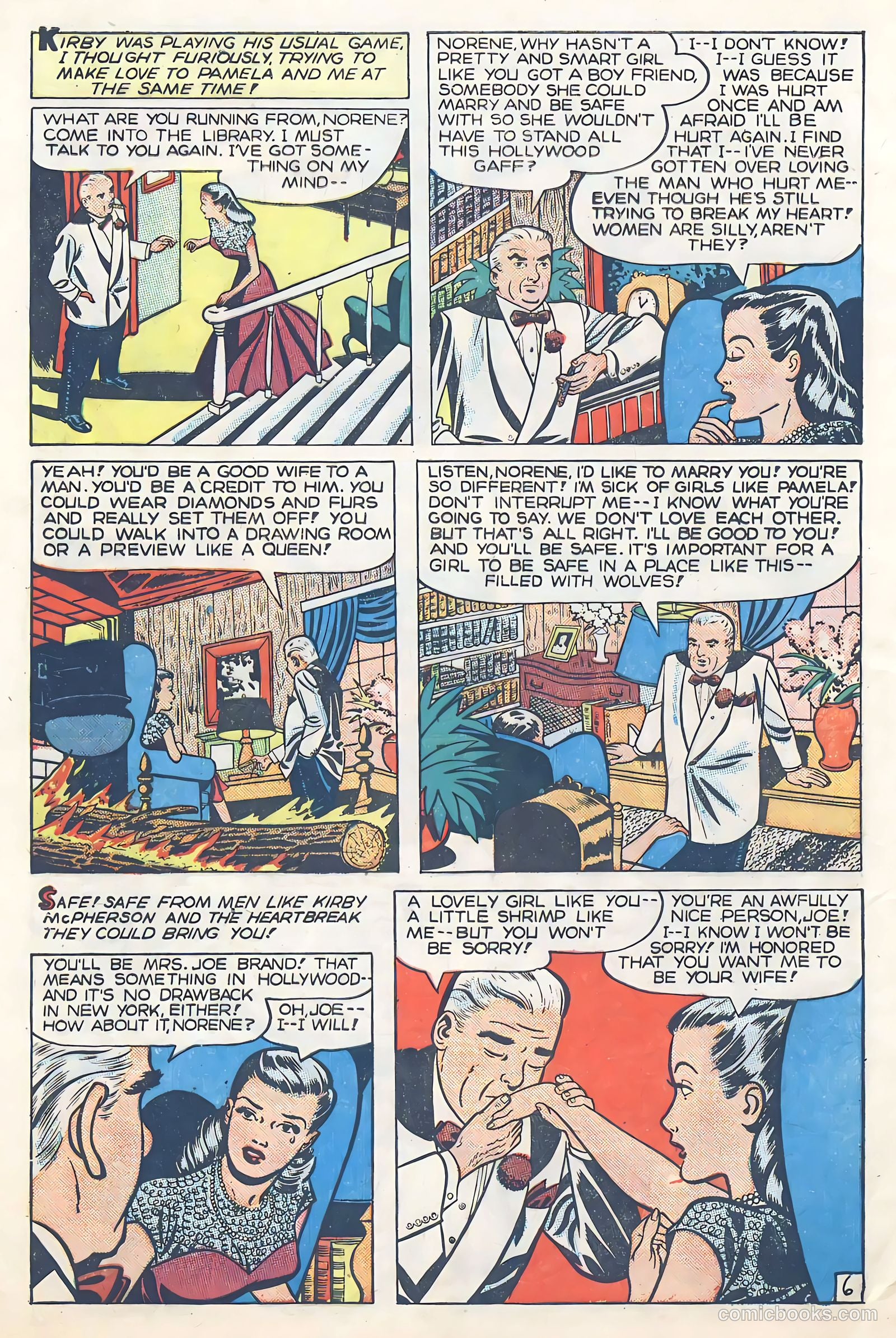 Glamorous Romances #43 (1949) — page 8 of 36