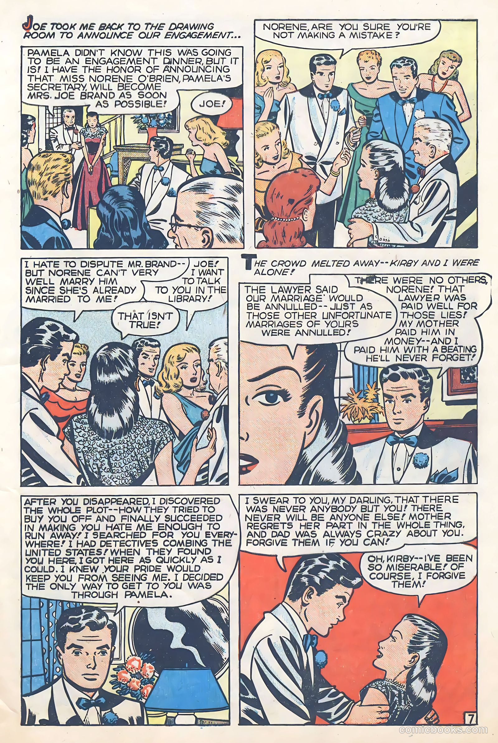 Glamorous Romances #43 (1949) — page 9 of 36