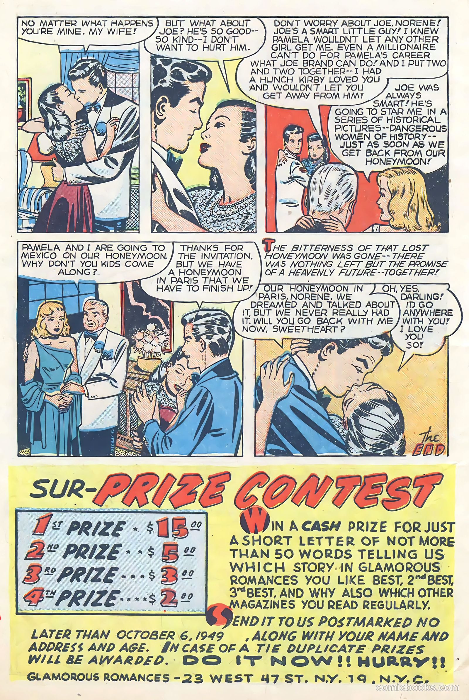 Glamorous Romances #43 (1949) — page 10 of 36