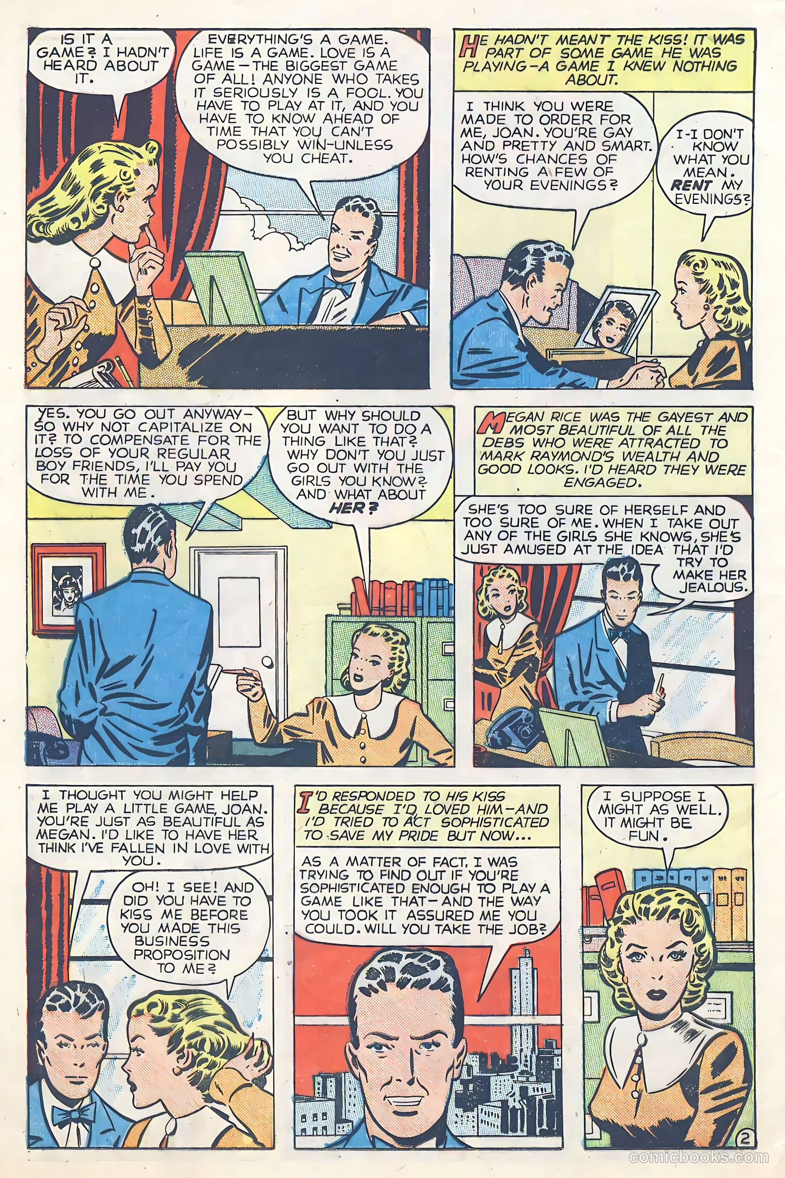 Glamorous Romances #43 (1949) — page 12 of 36