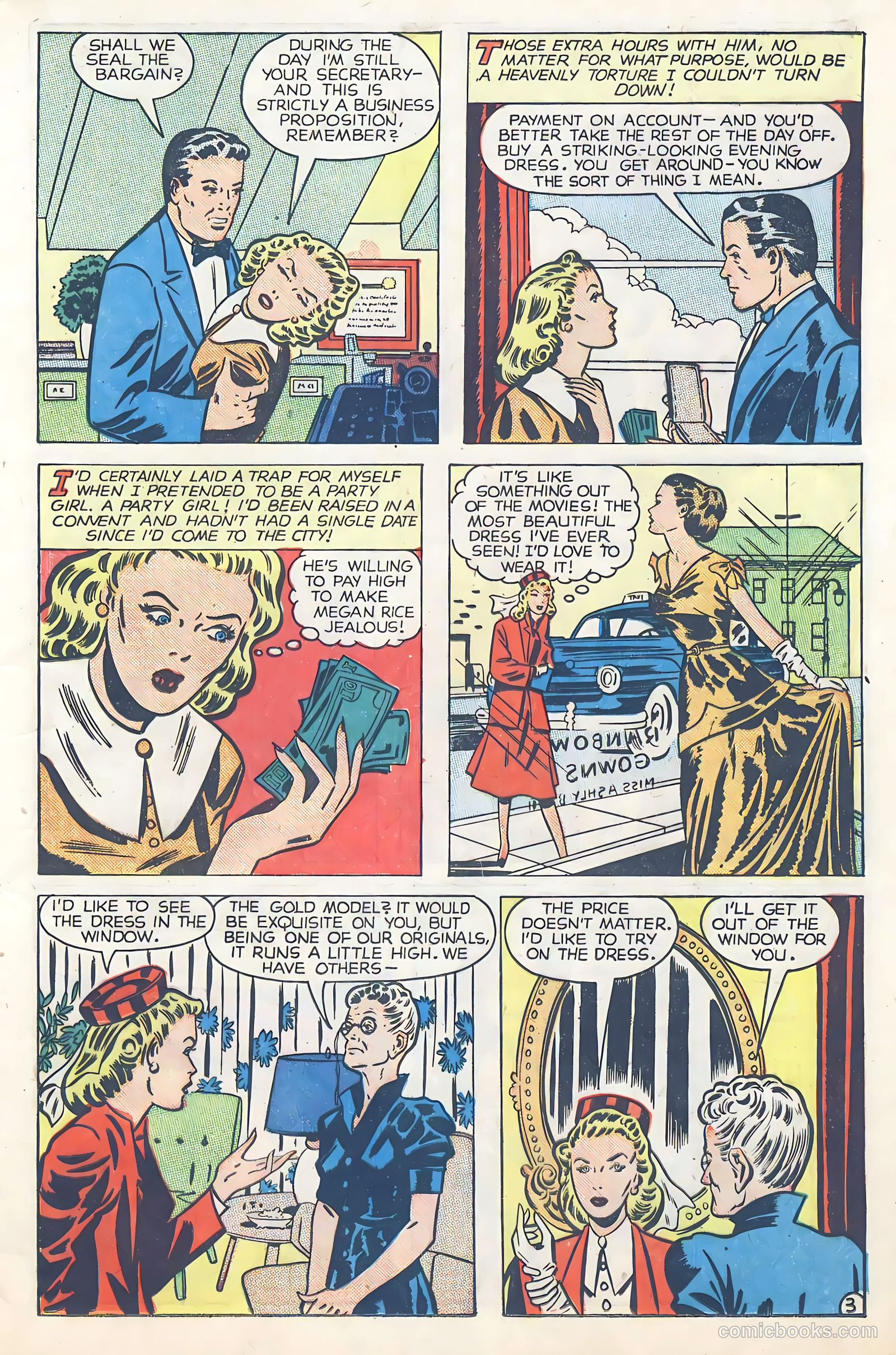 Glamorous Romances #43 (1949) — page 13 of 36