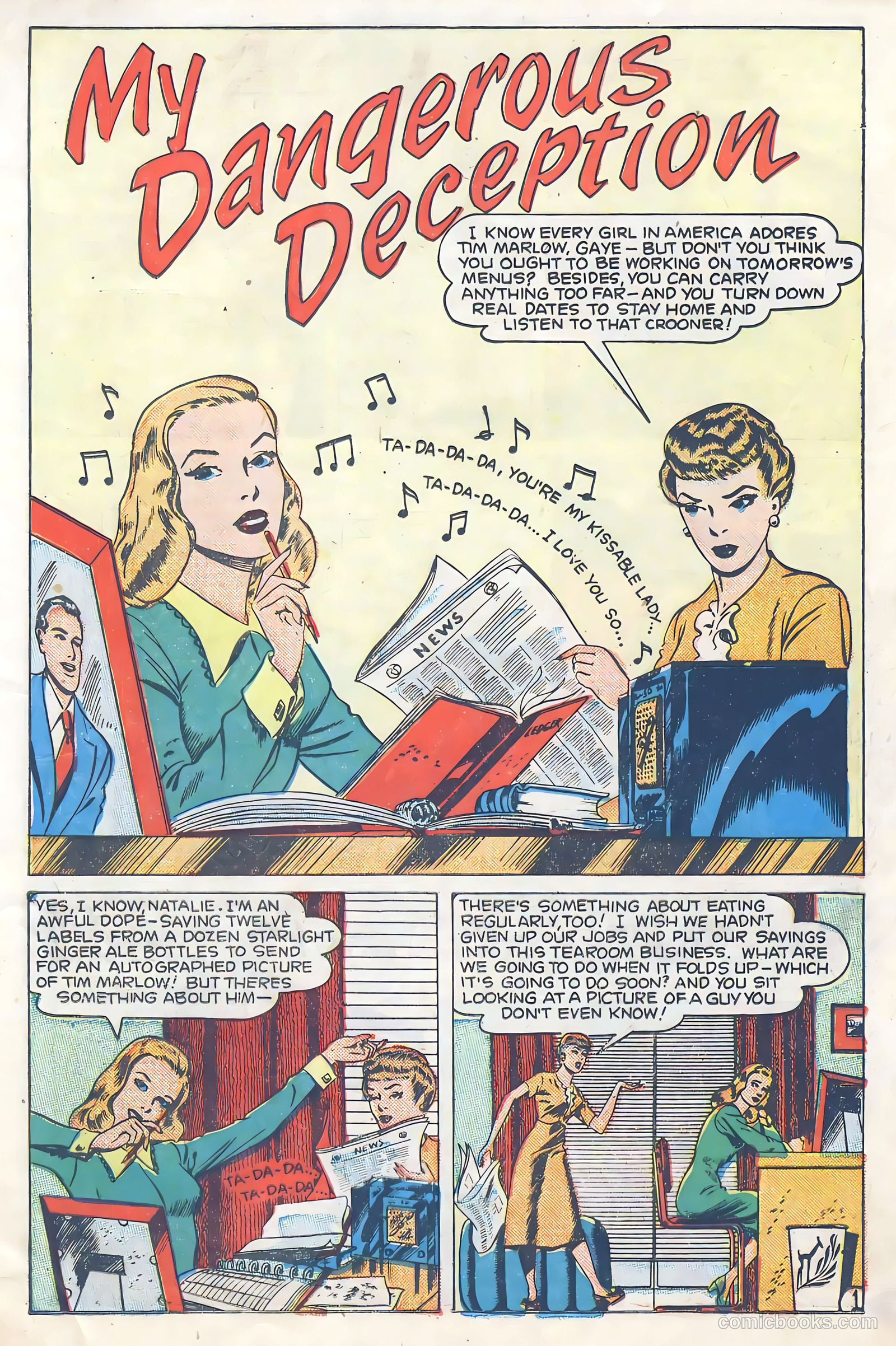 Glamorous Romances #43 (1949) — page 19 of 36