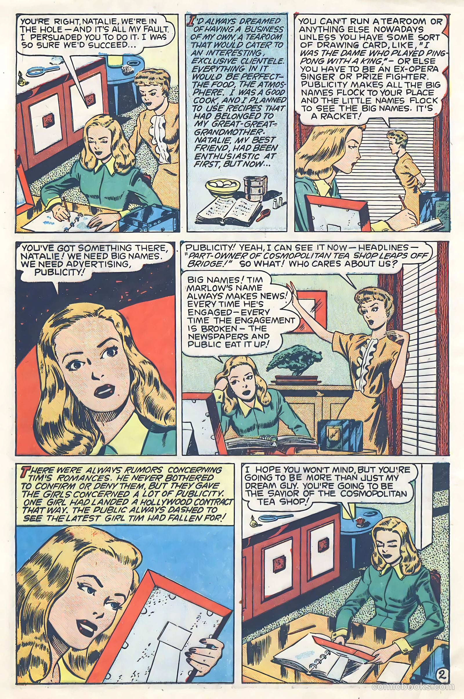 Glamorous Romances #43 (1949) — page 20 of 36