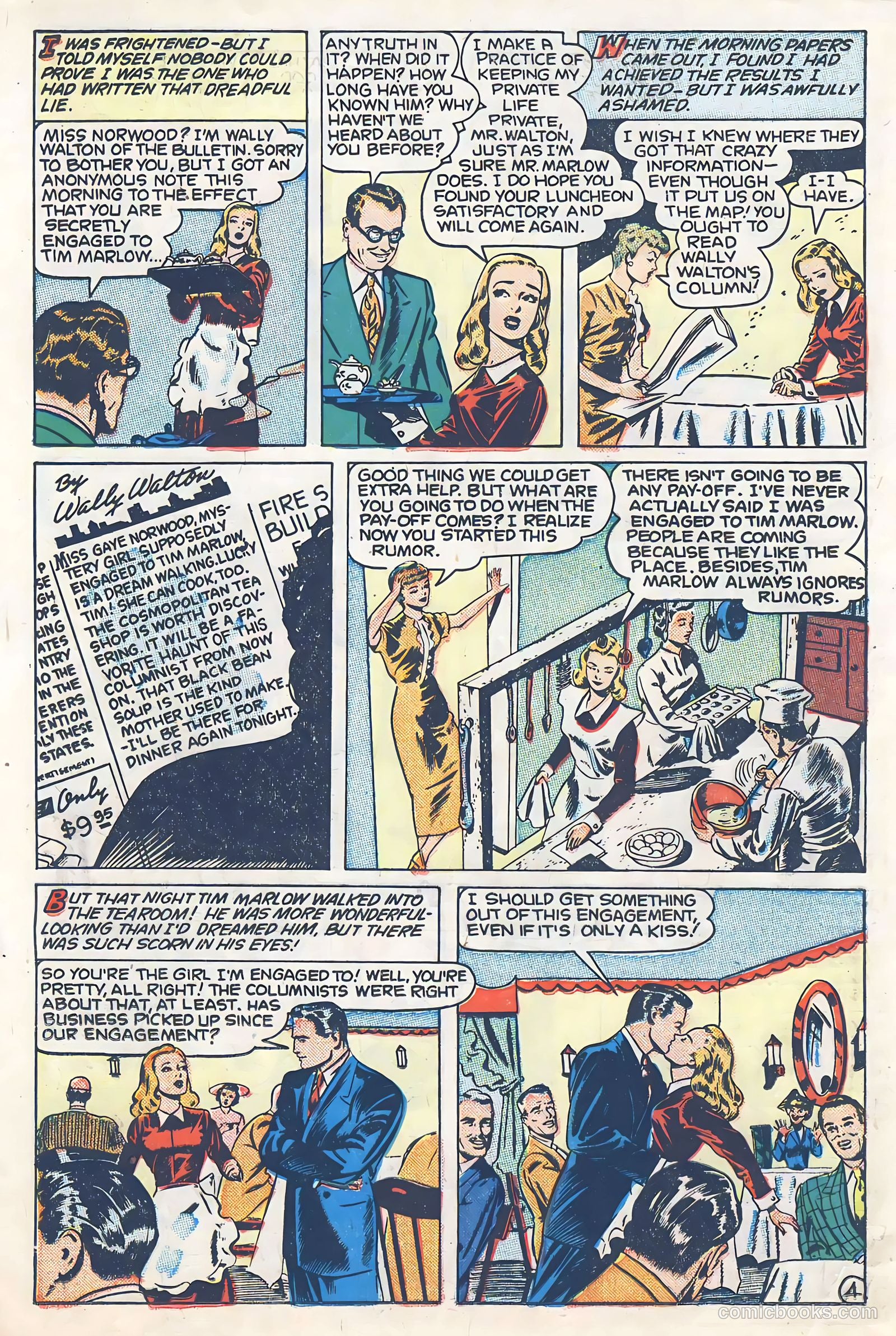 Glamorous Romances #43 (1949) — page 22 of 36