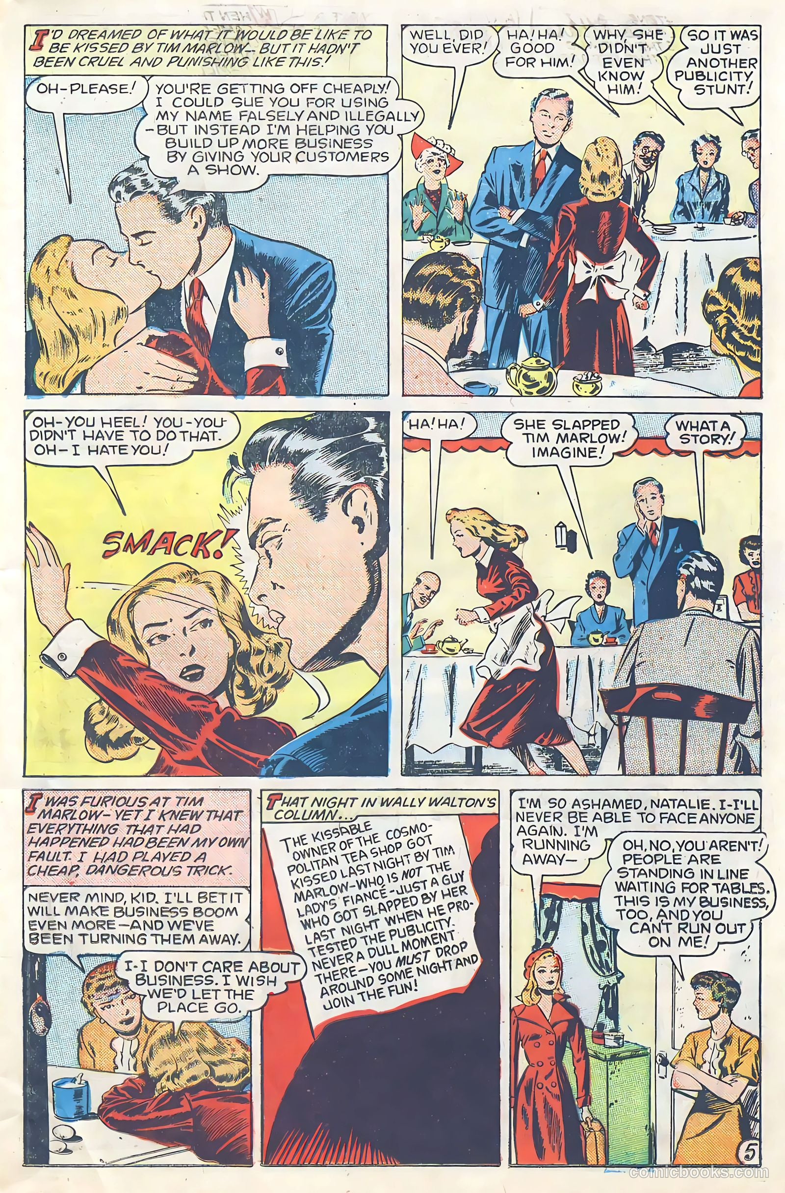 Glamorous Romances #43 (1949) — page 23 of 36