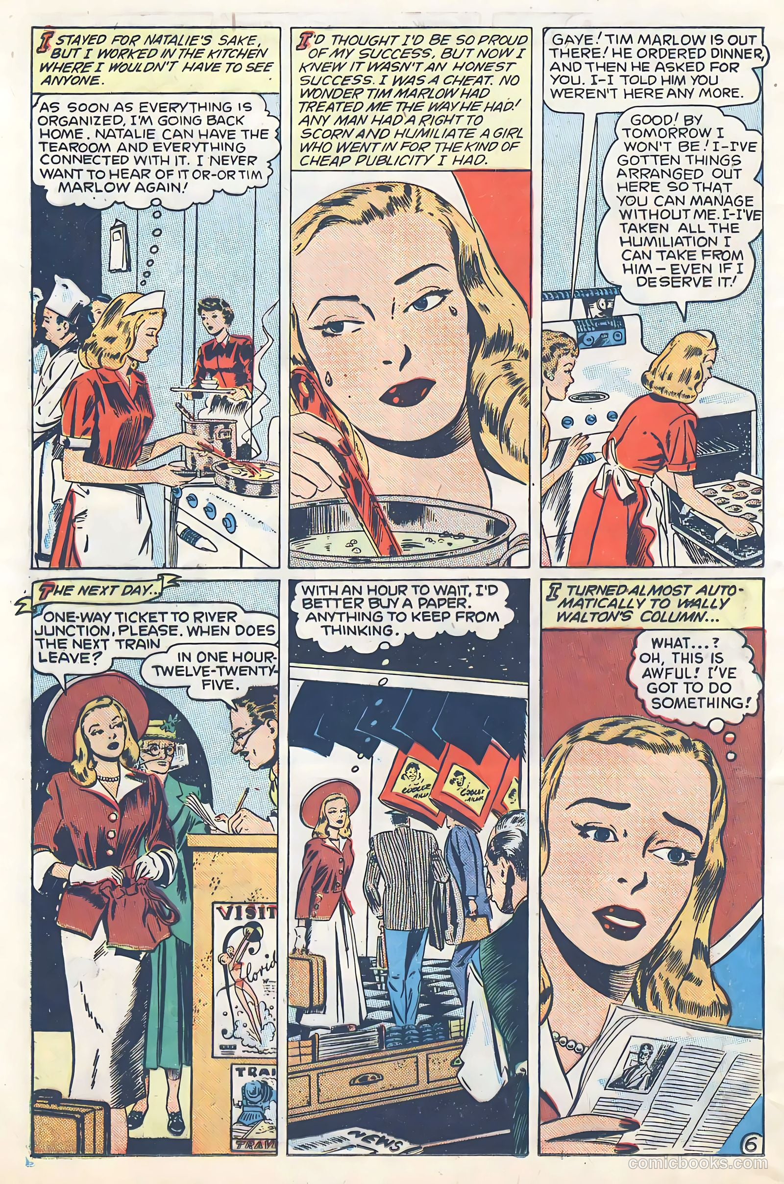 Glamorous Romances #43 (1949) — page 24 of 36