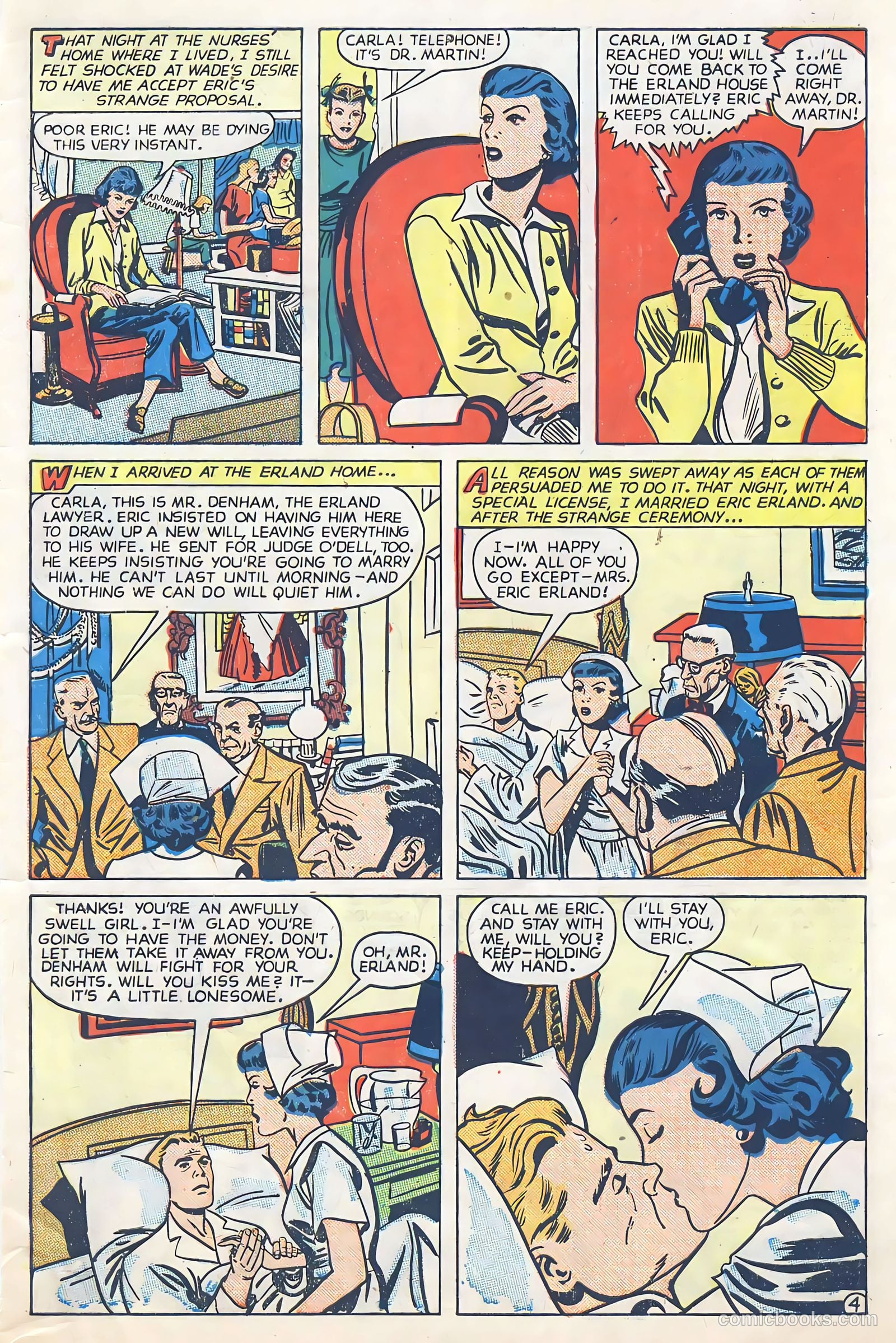 Glamorous Romances #43 (1949) — page 31 of 36