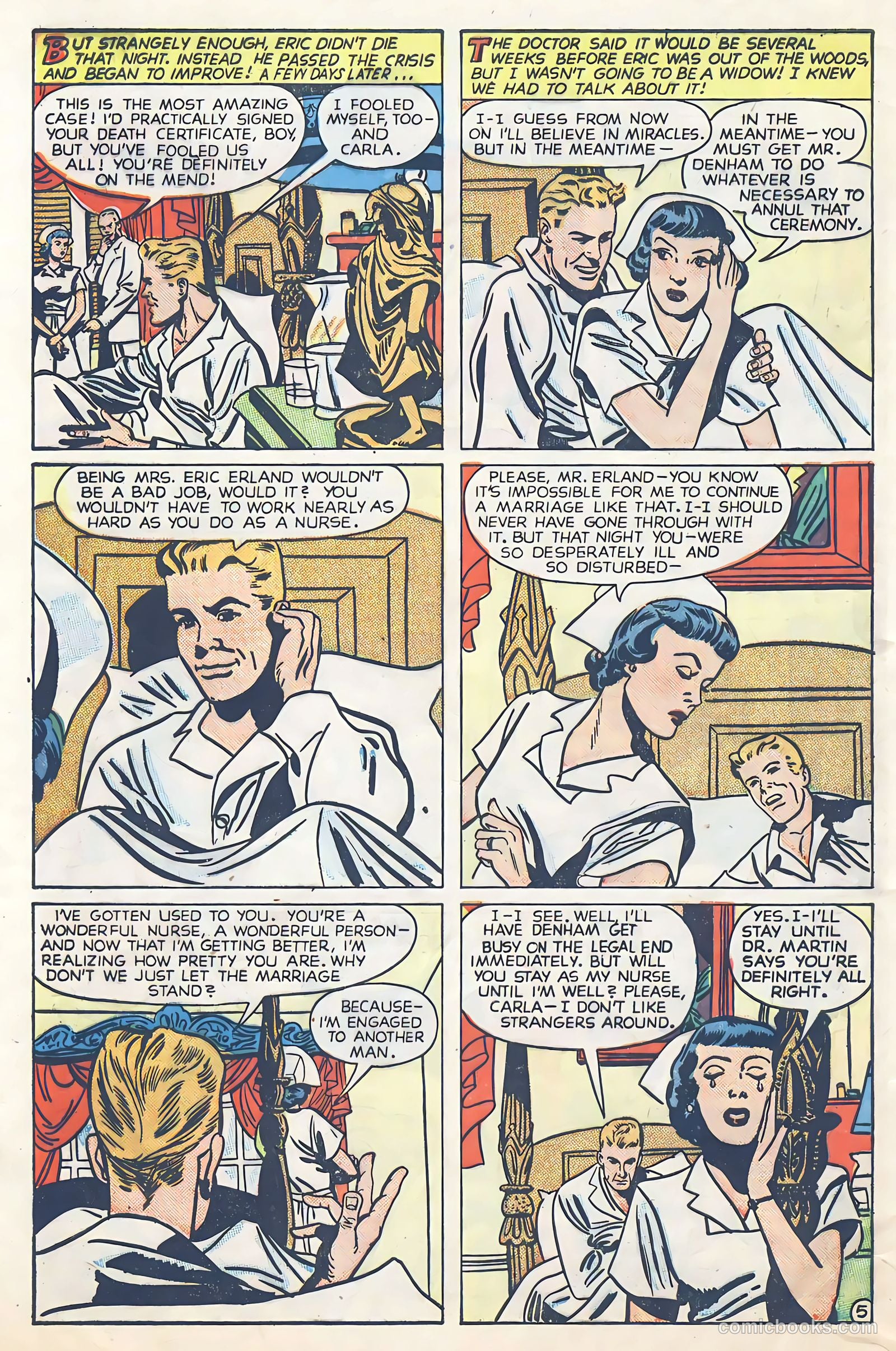 Glamorous Romances #43 (1949) — page 32 of 36