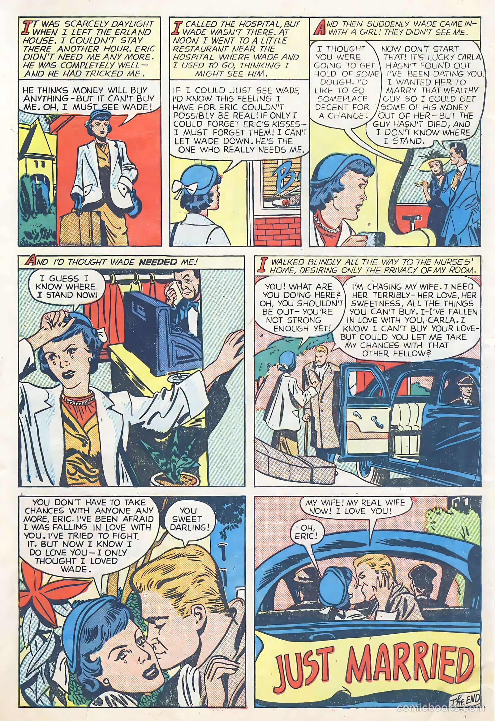 Glamorous Romances #43 (1949) — page 34 of 36