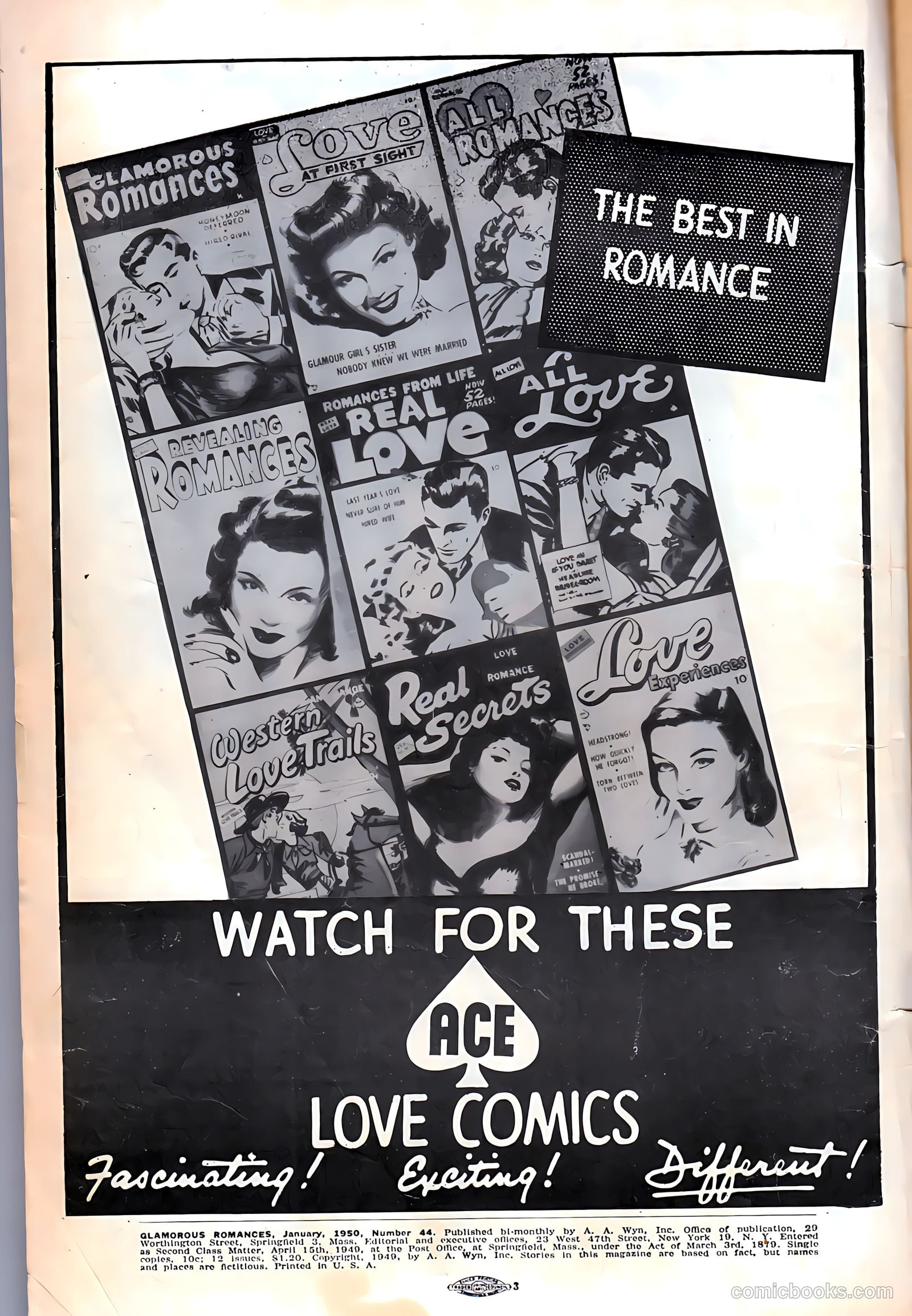 Glamorous Romances #44 (1950) — page 2 of 52