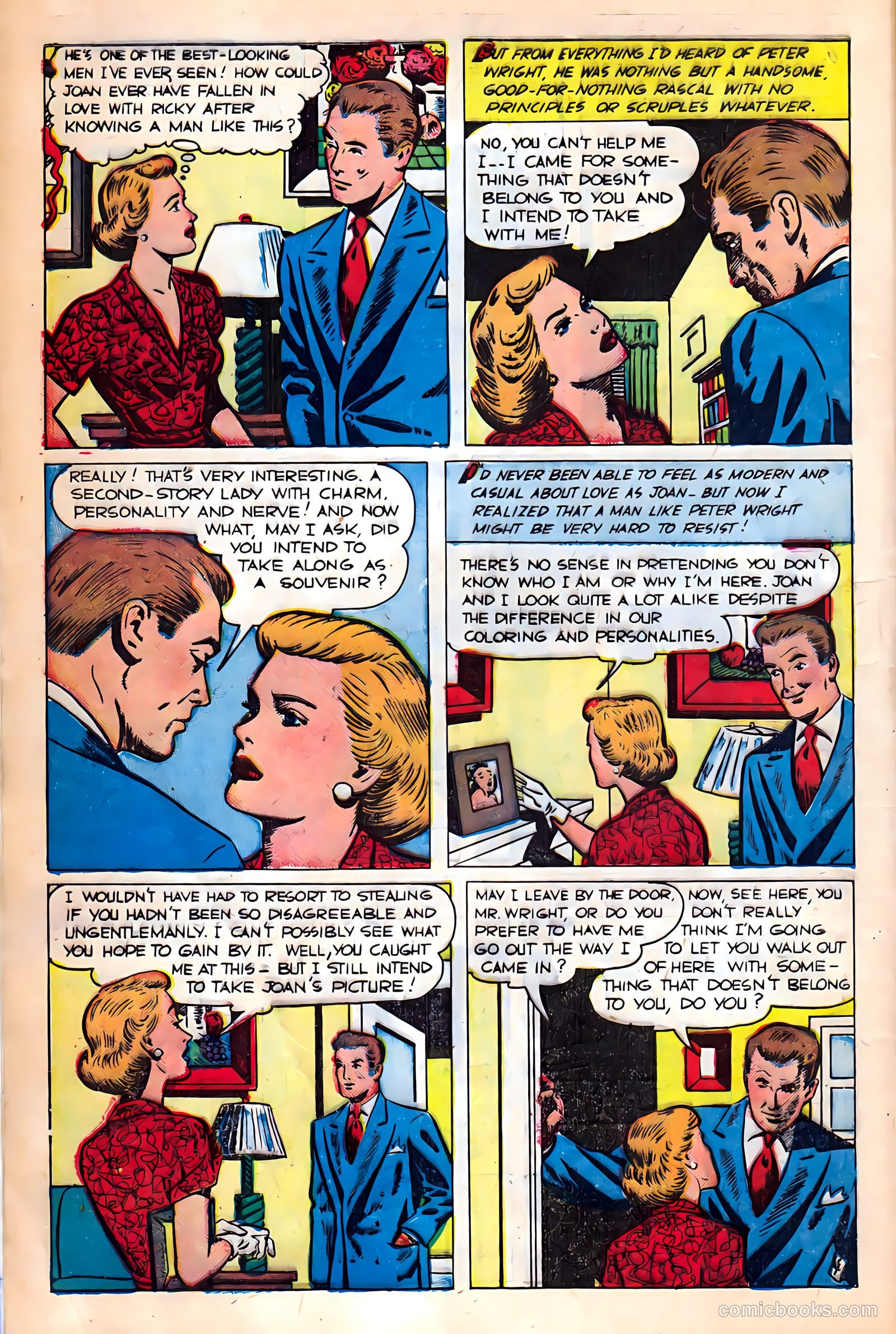 Glamorous Romances #44 (1950) — page 6 of 52