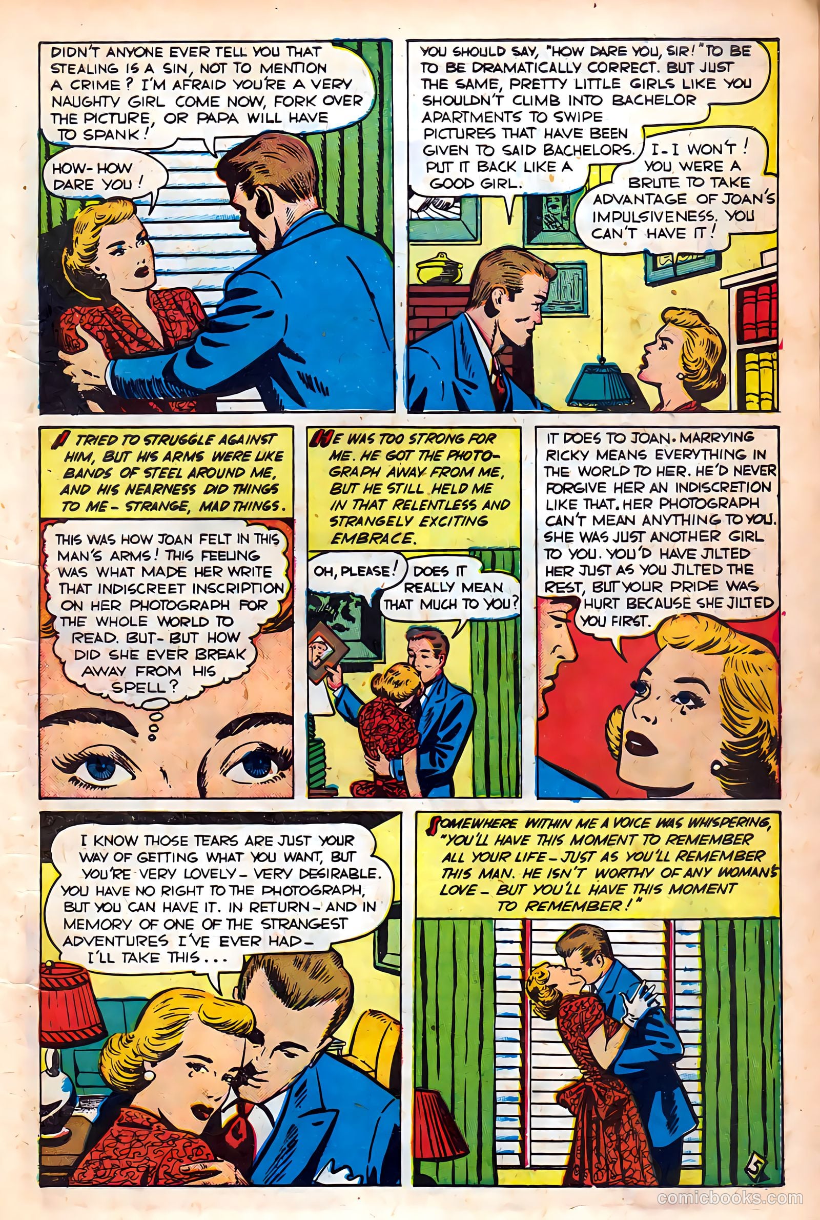Glamorous Romances #44 (1950) — page 7 of 52