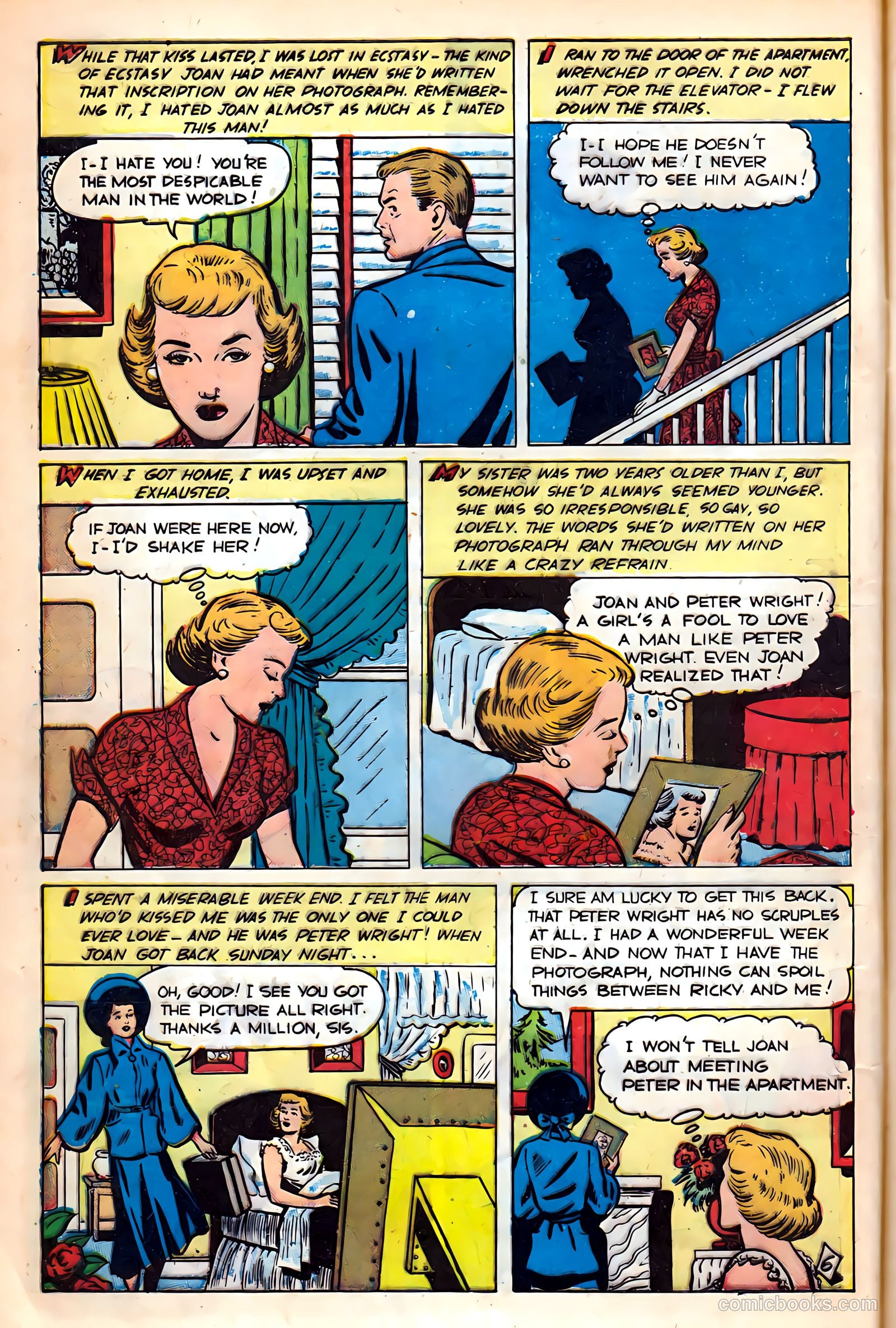 Glamorous Romances #44 (1950) — page 8 of 52