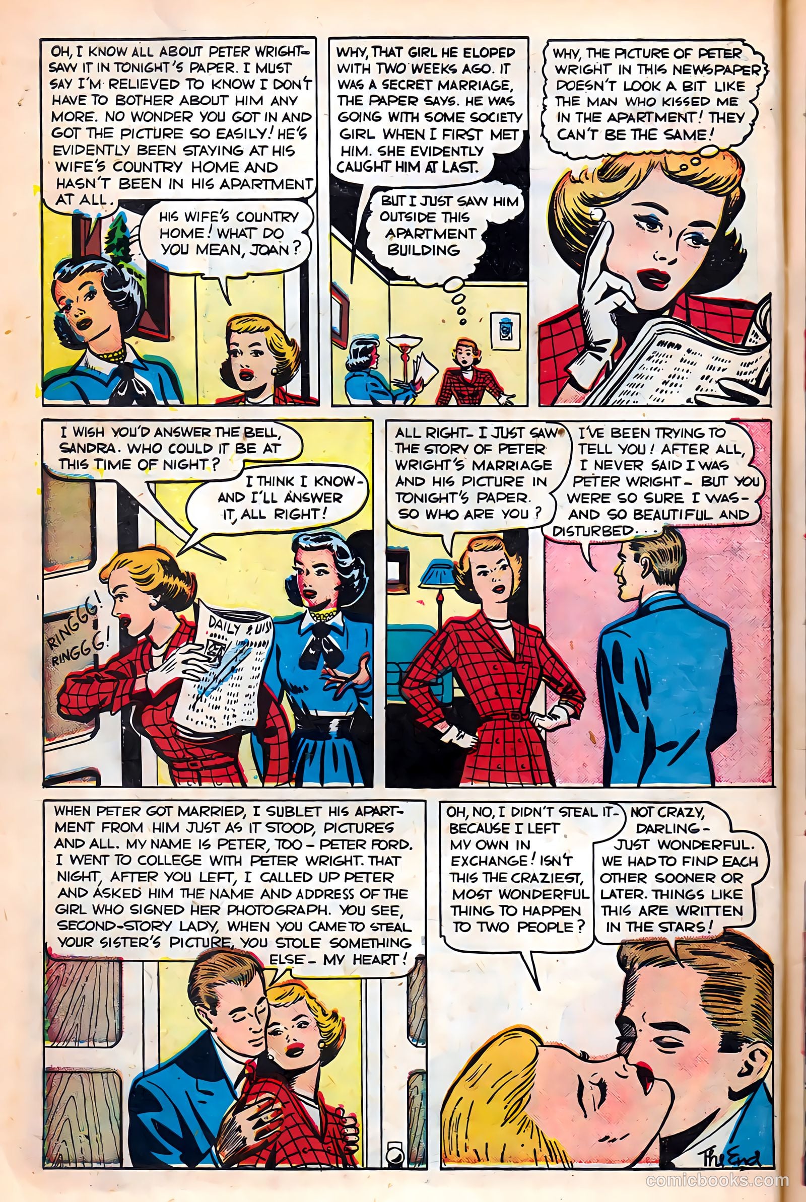 Glamorous Romances #44 (1950) — page 10 of 52