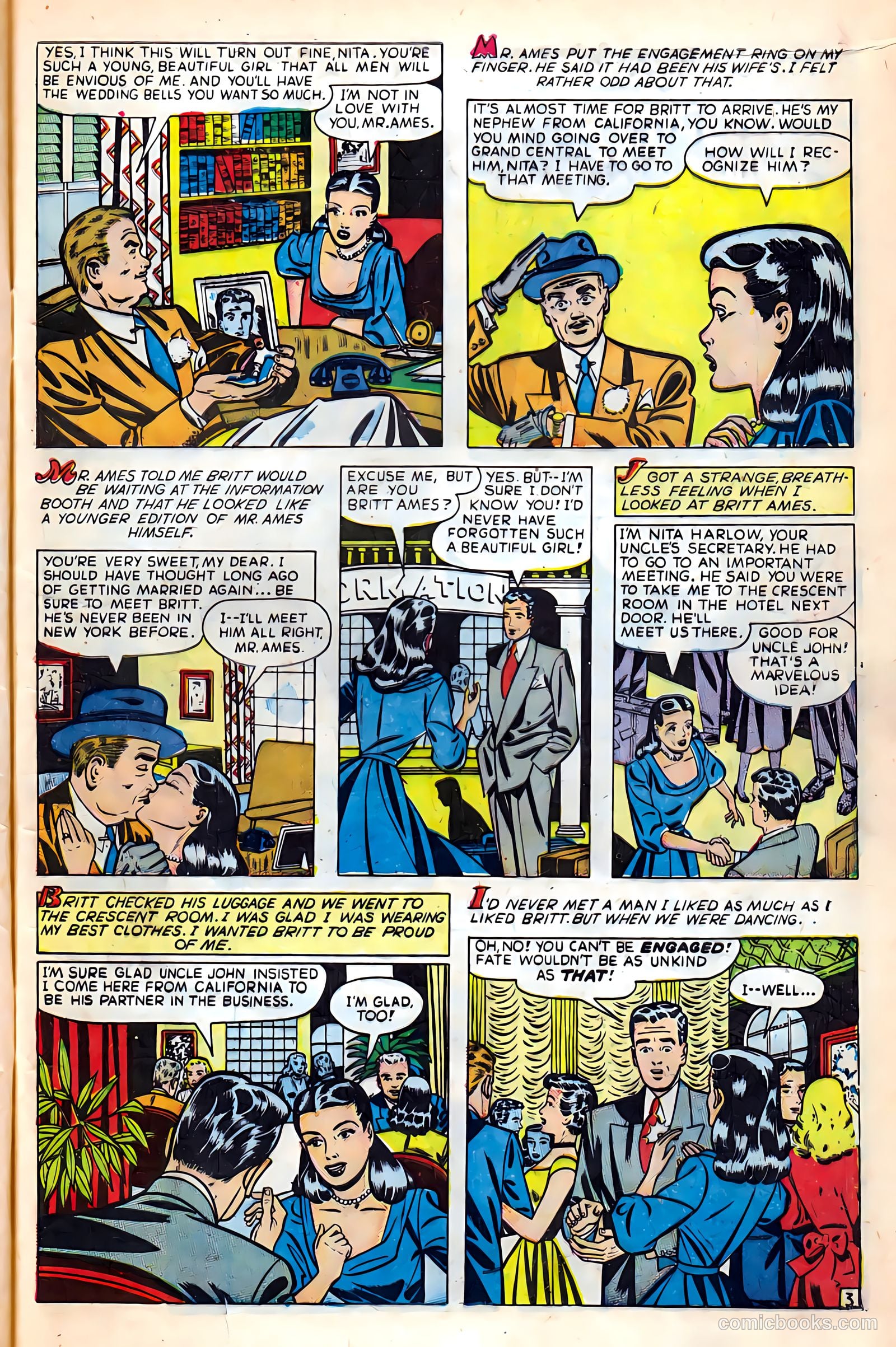 Glamorous Romances #44 (1950) — page 13 of 52