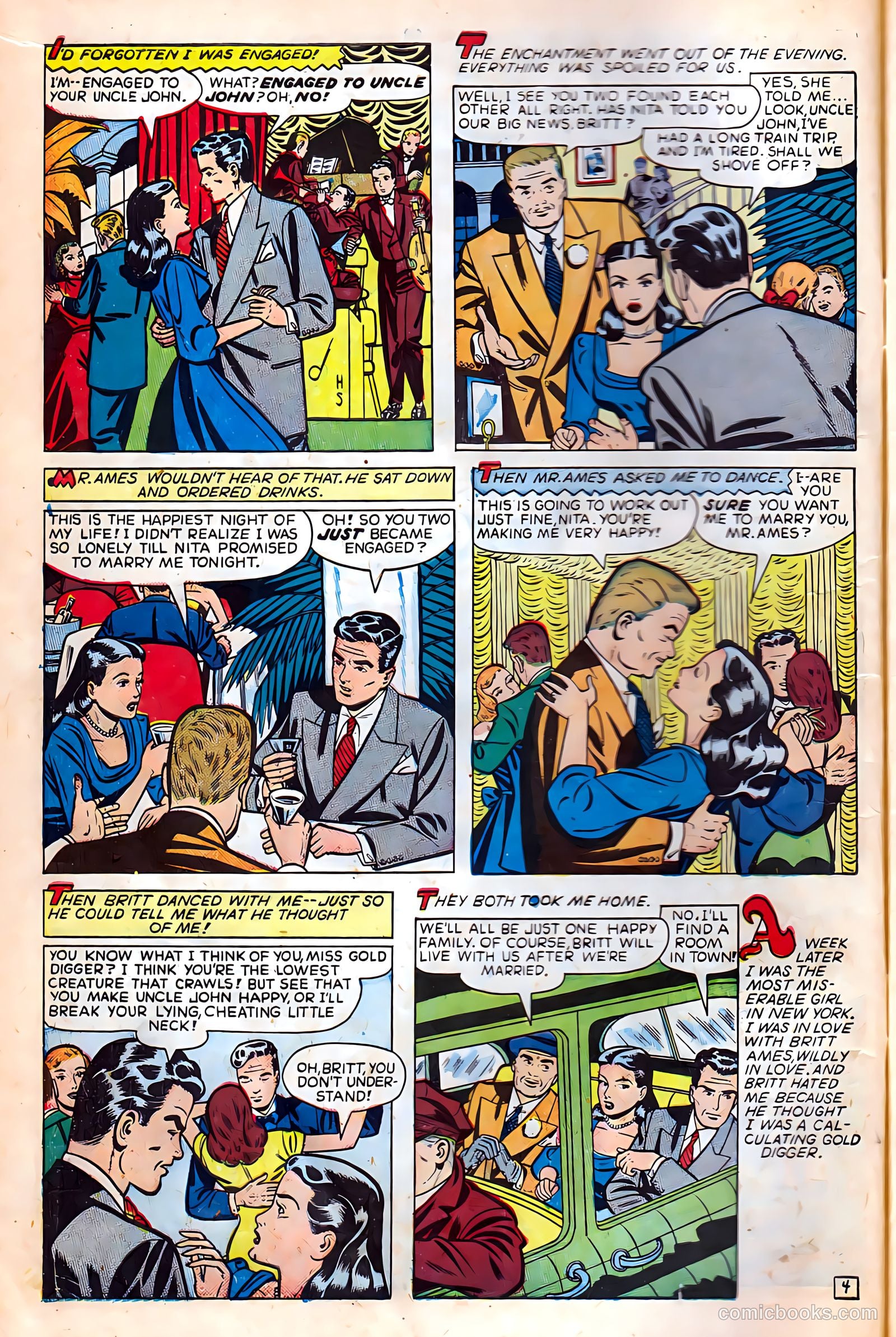 Glamorous Romances #44 (1950) — page 14 of 52