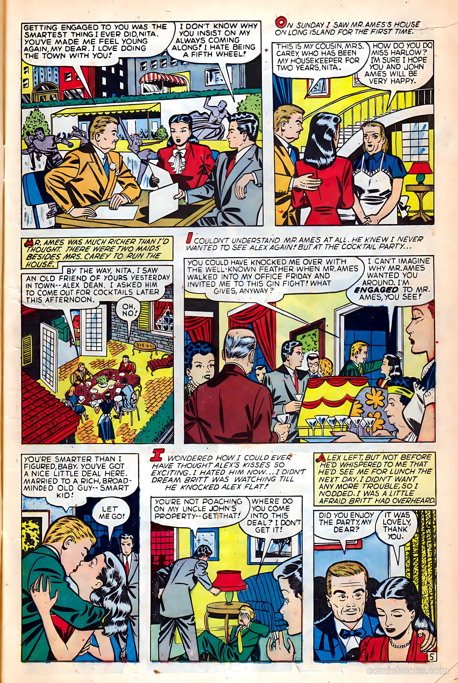 Glamorous Romances #44 (1950) — page 15 of 52