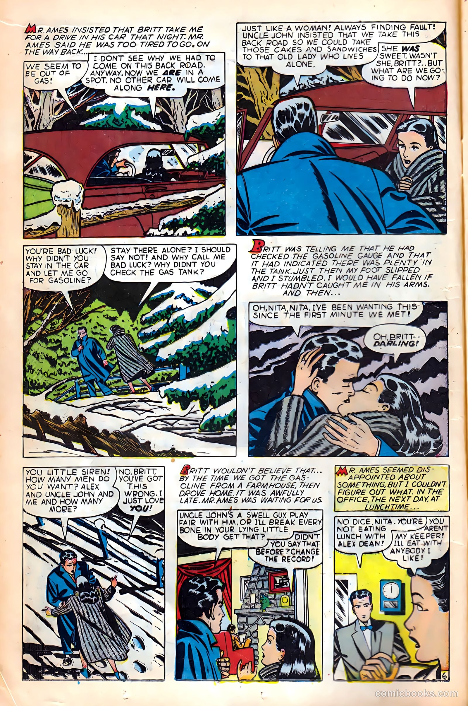 Glamorous Romances #44 (1950) — page 16 of 52
