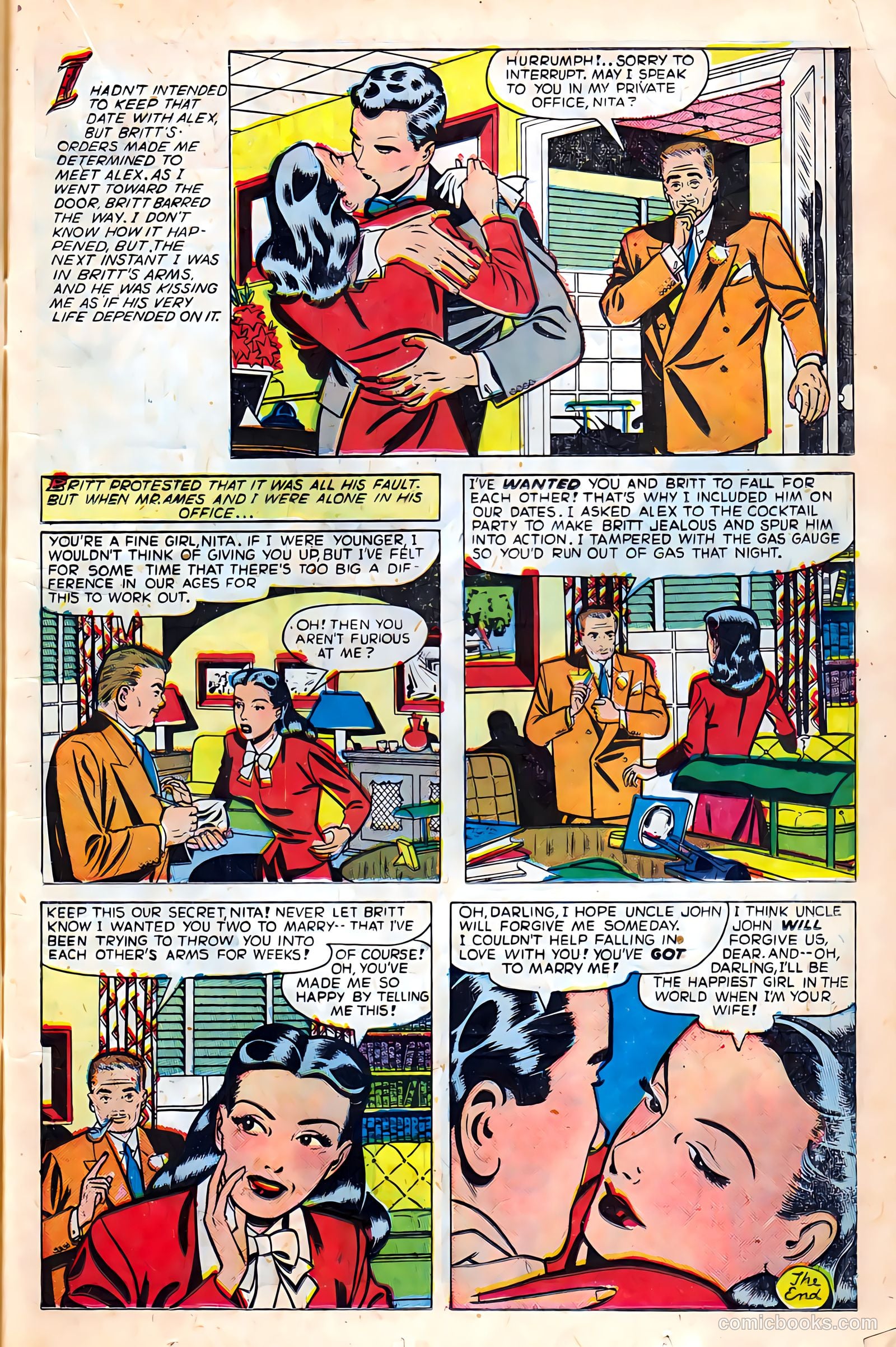 Glamorous Romances #44 (1950) — page 17 of 52