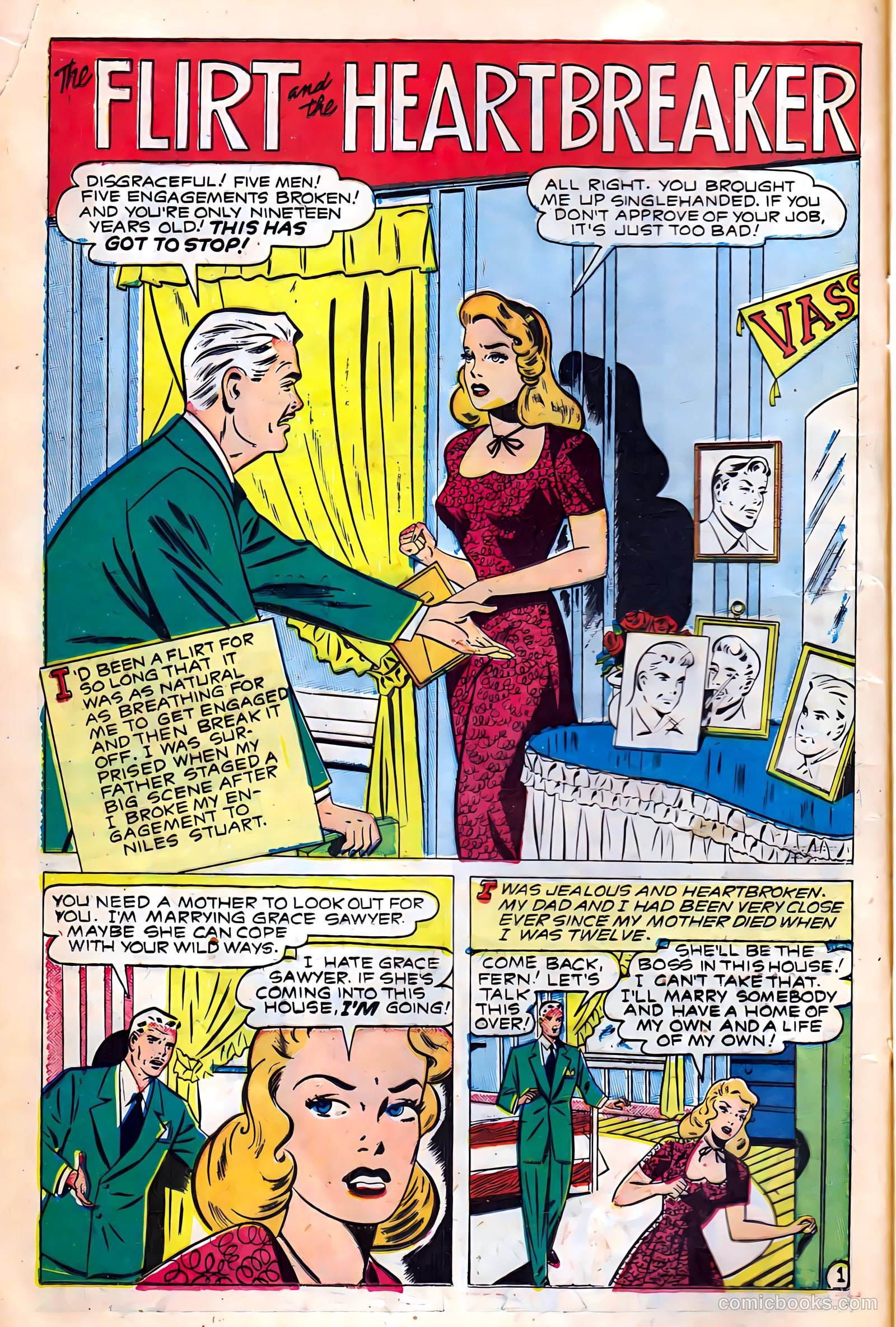Glamorous Romances #44 (1950) — page 18 of 52