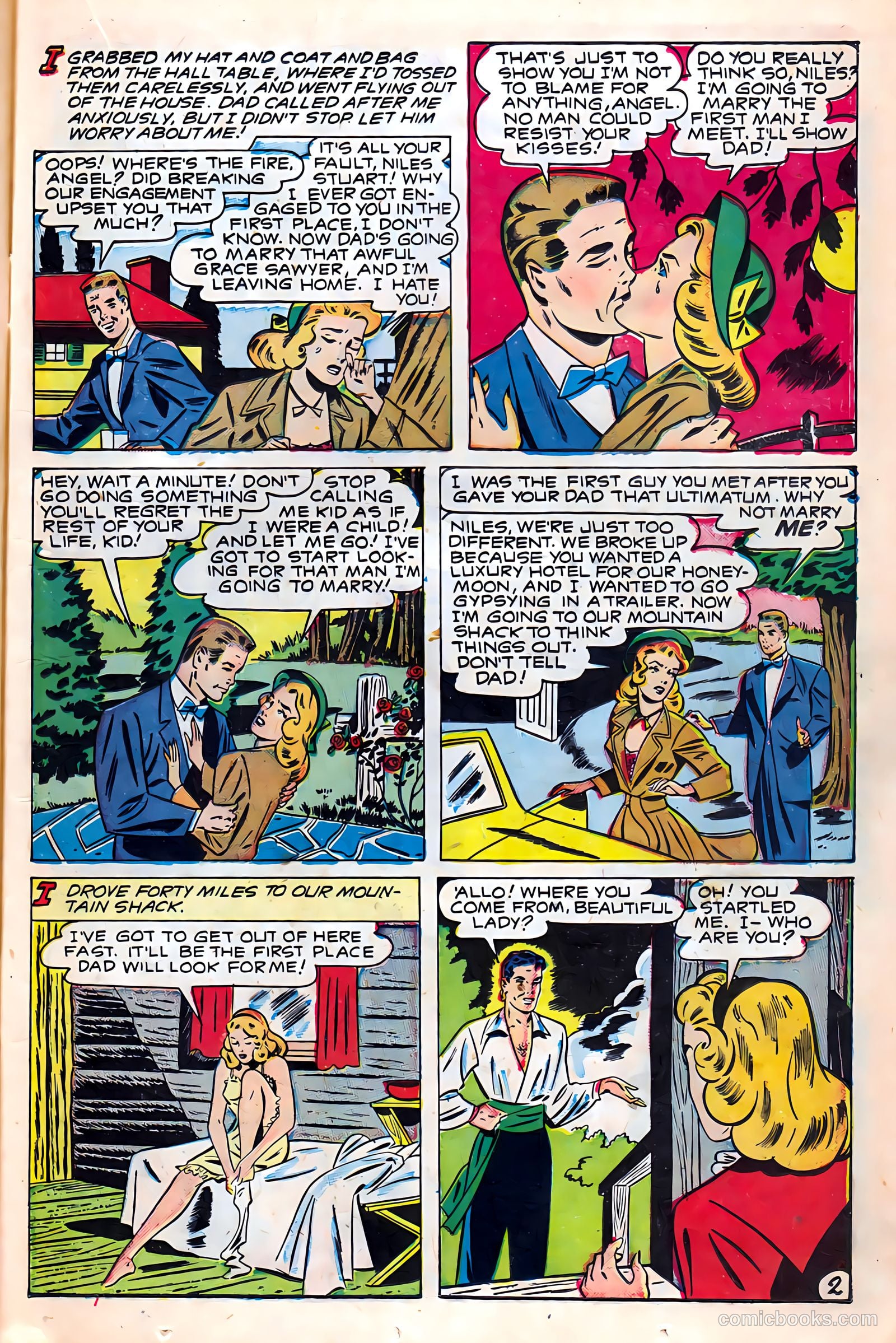 Glamorous Romances #44 (1950) — page 19 of 52