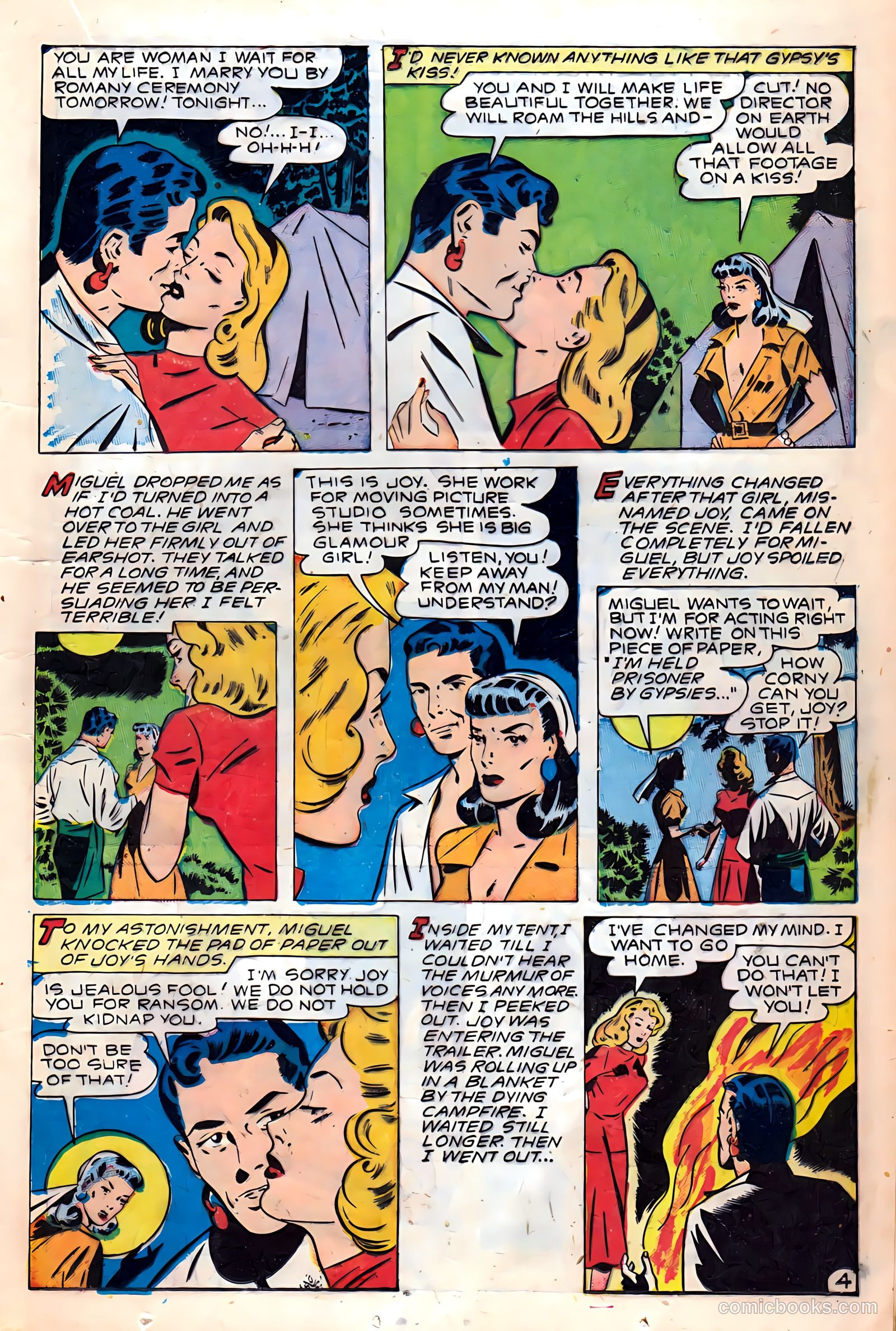 Glamorous Romances #44 (1950) — page 21 of 52