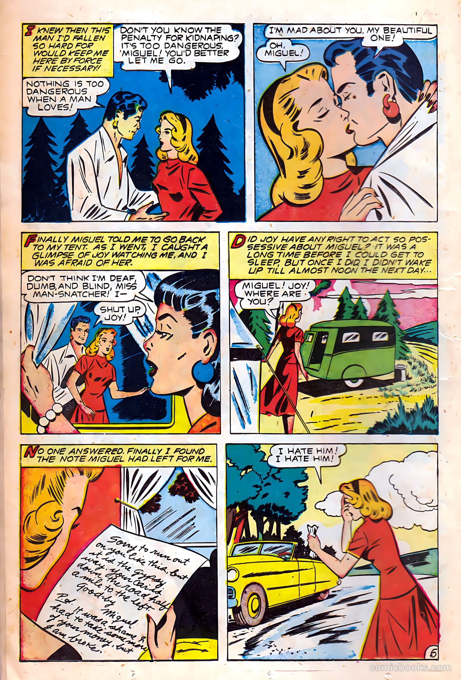 Glamorous Romances #44 (1950) — page 22 of 52