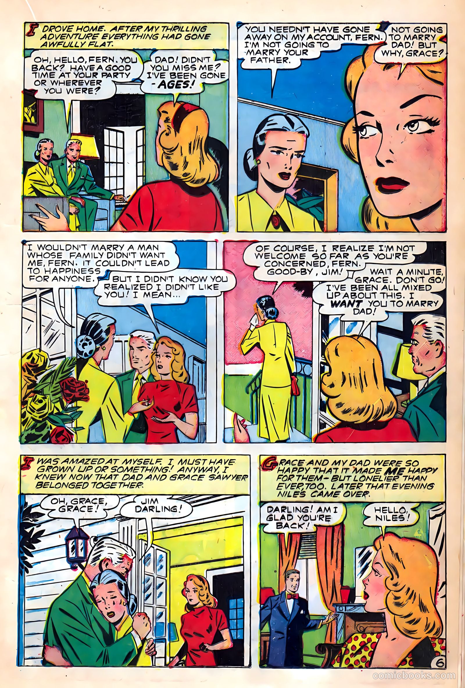 Glamorous Romances #44 (1950) — page 23 of 52