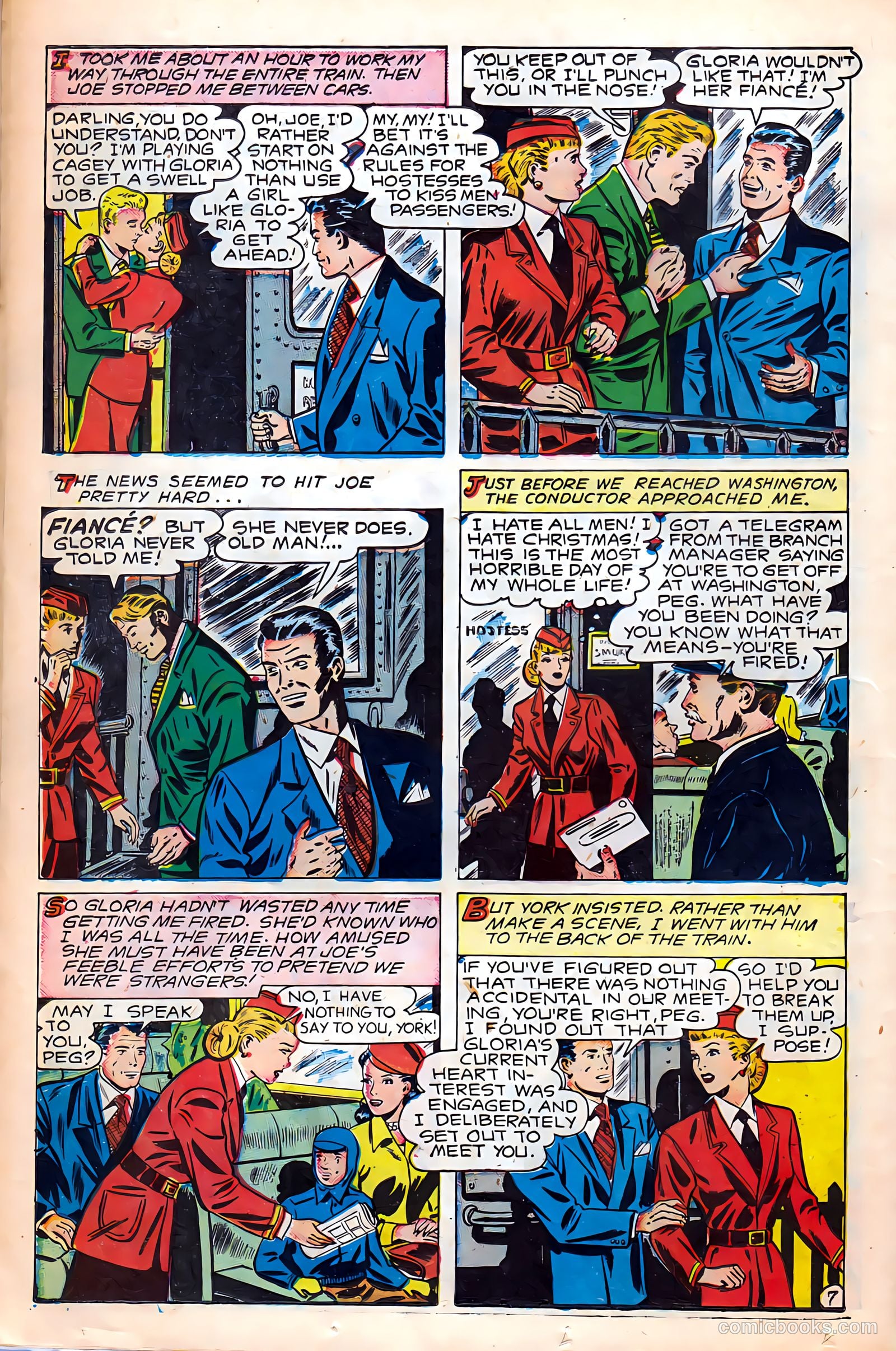 Glamorous Romances #44 (1950) — page 34 of 52