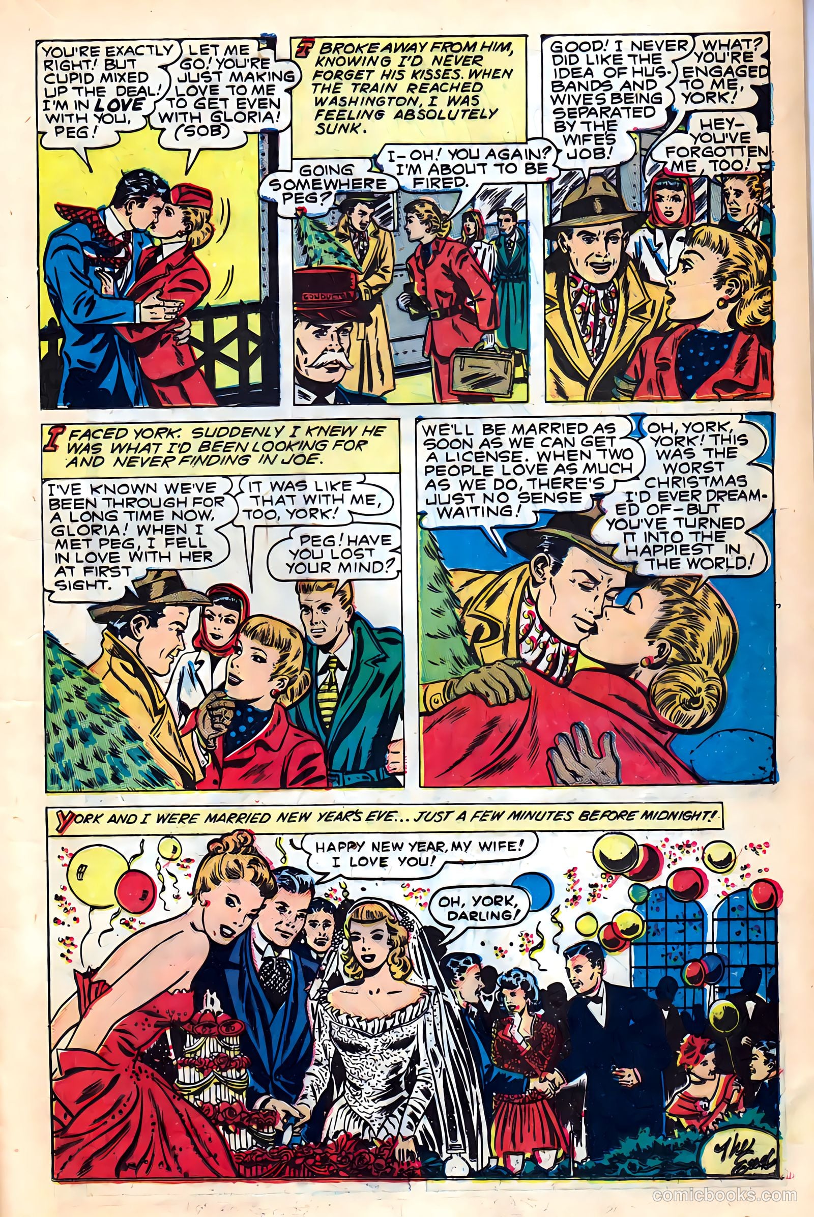 Glamorous Romances #44 (1950) — page 35 of 52
