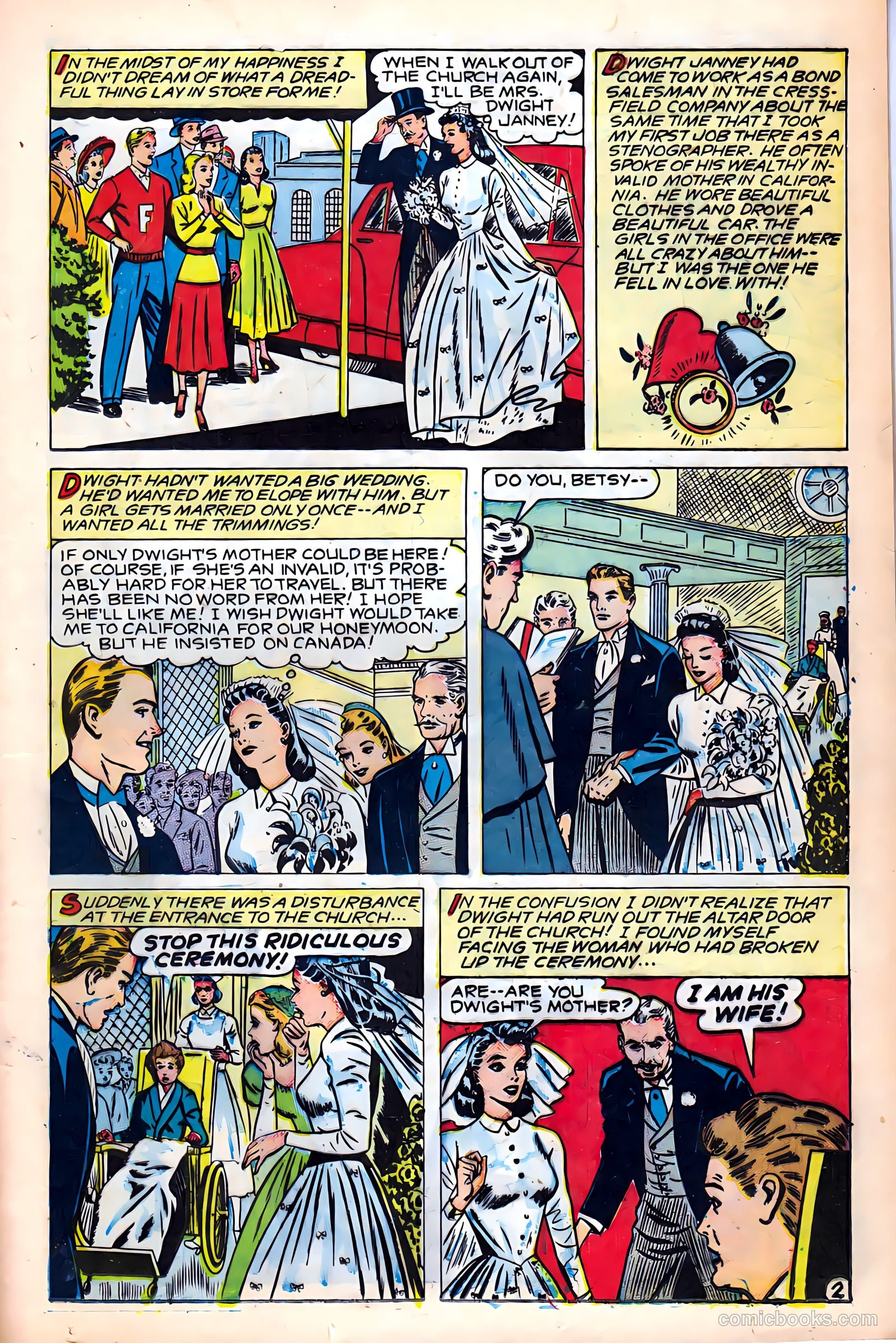 Glamorous Romances #44 (1950) — page 37 of 52