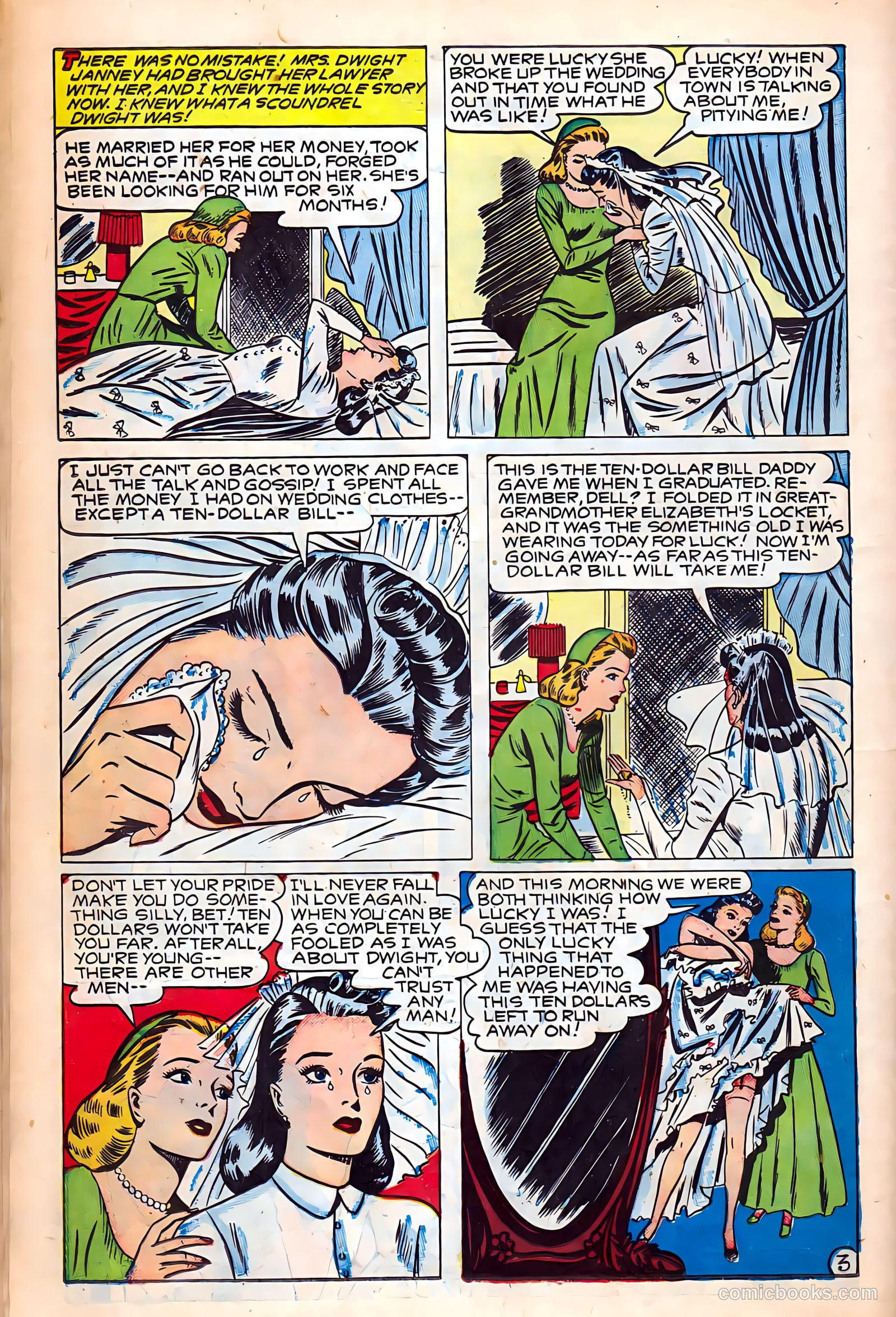 Glamorous Romances #44 (1950) — page 38 of 52