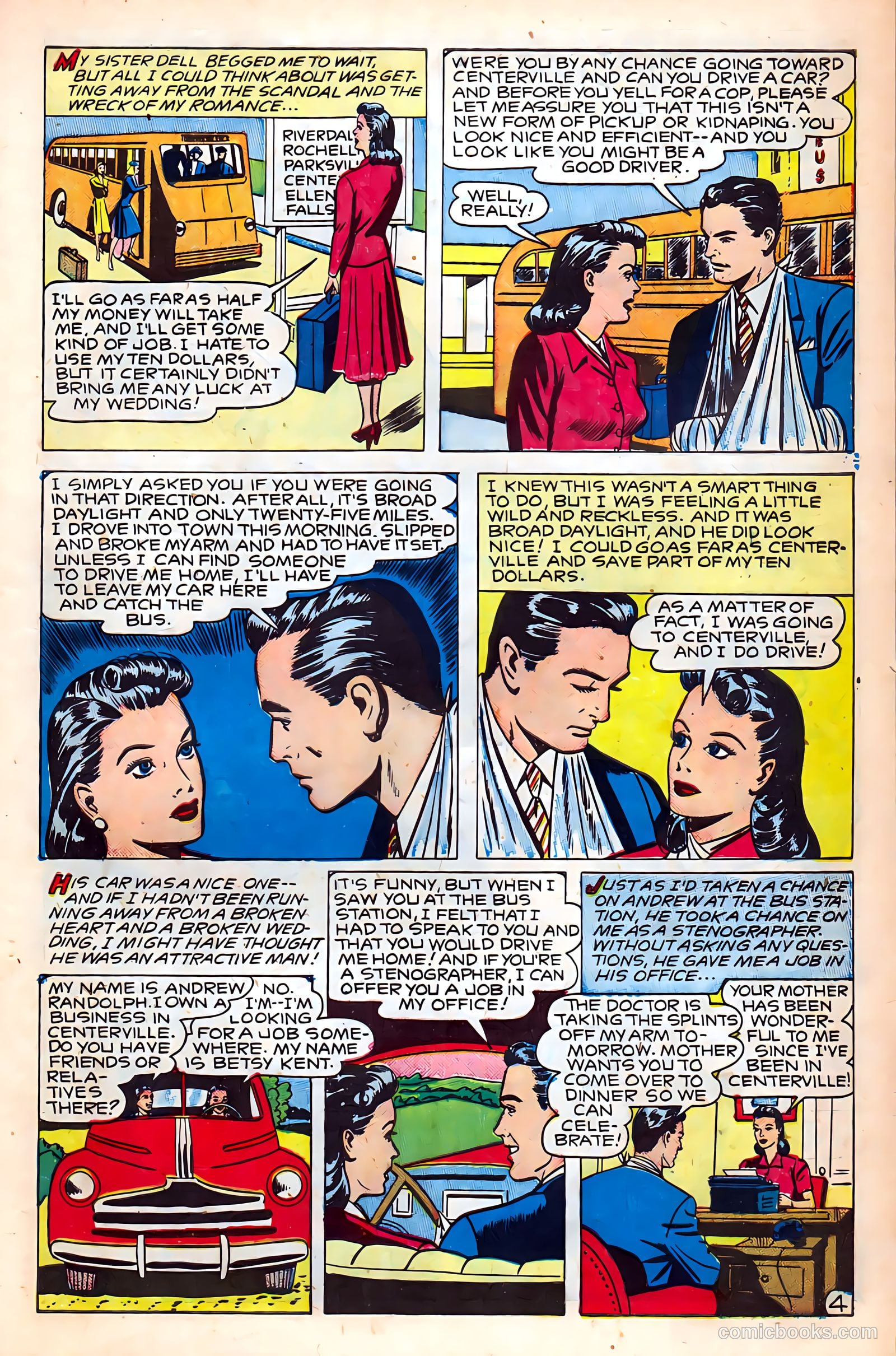Glamorous Romances #44 (1950) — page 39 of 52