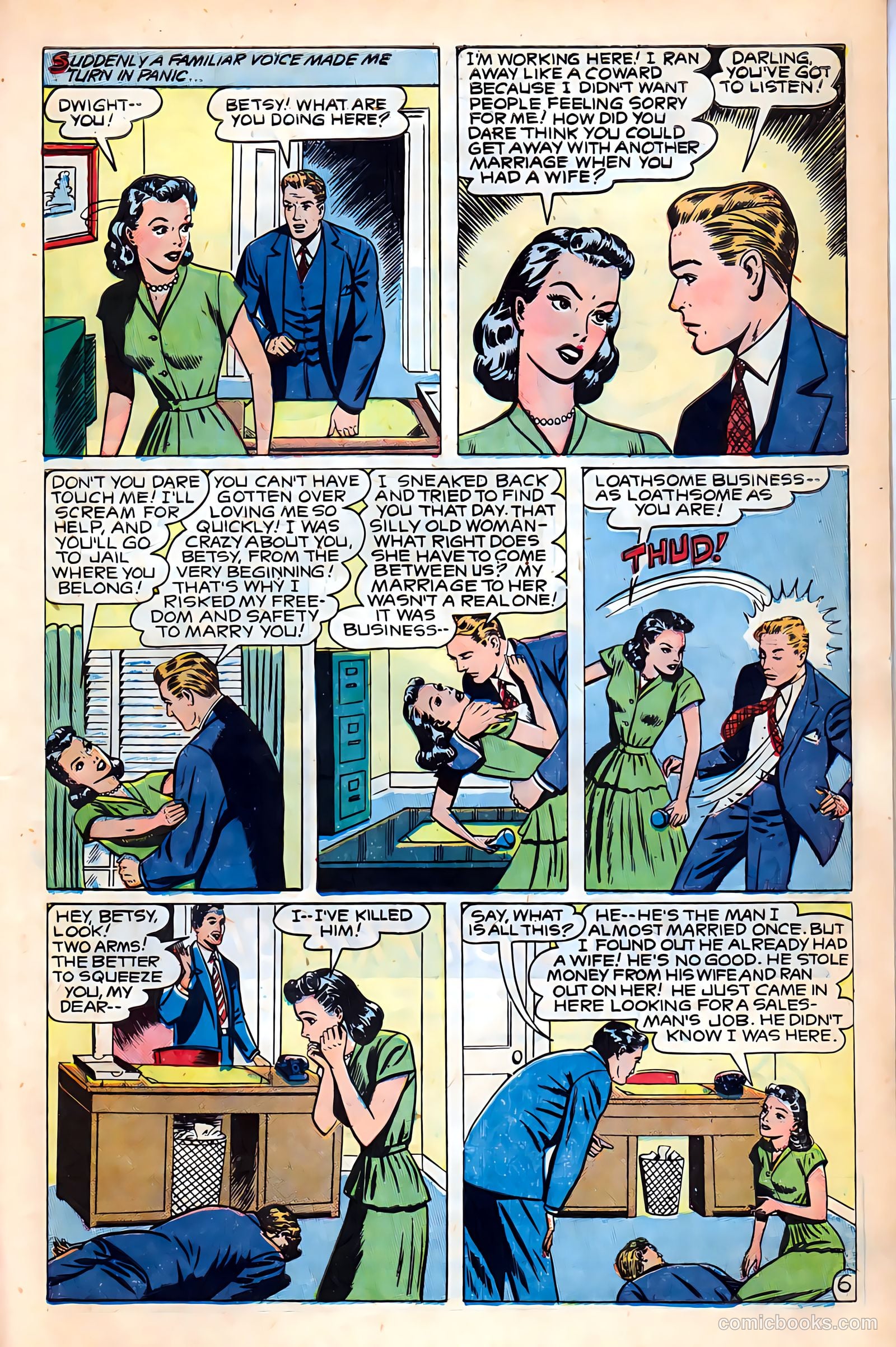 Glamorous Romances #44 (1950) — page 41 of 52