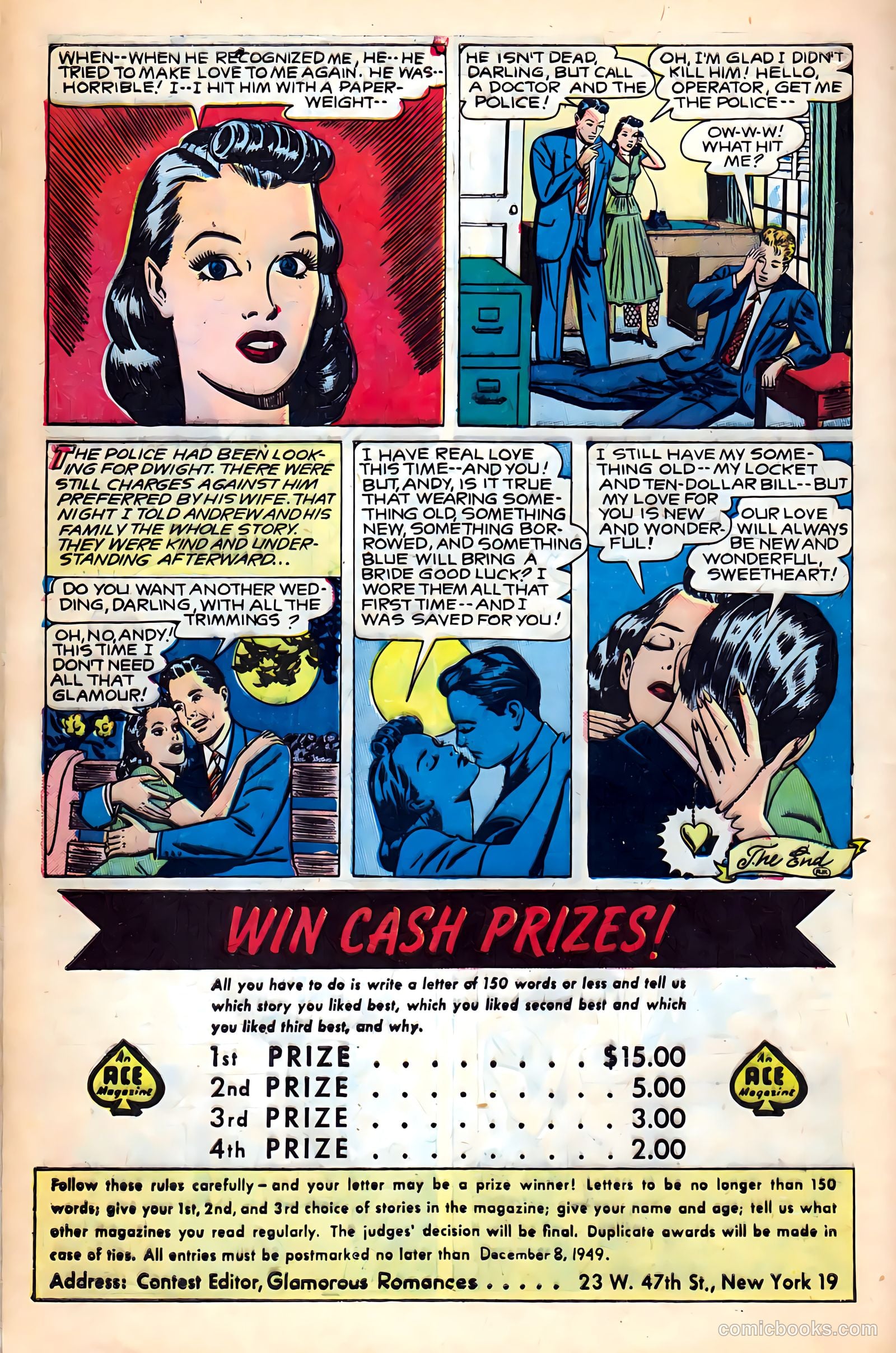 Glamorous Romances #44 (1950) — page 42 of 52